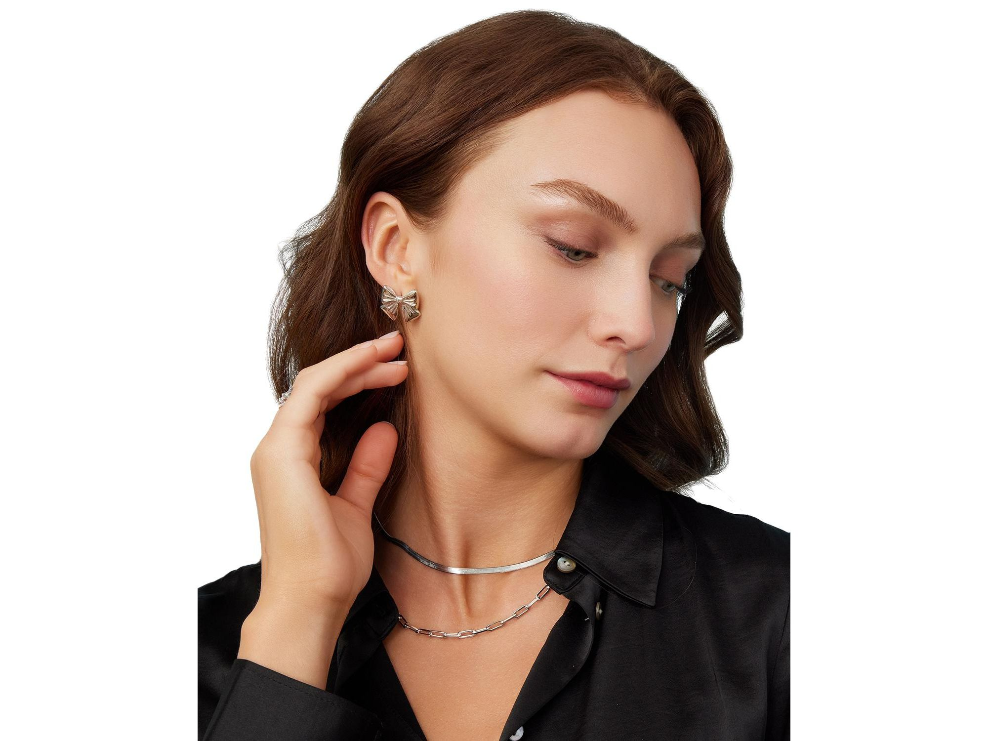 Sterling In The Present Studs — Image 3