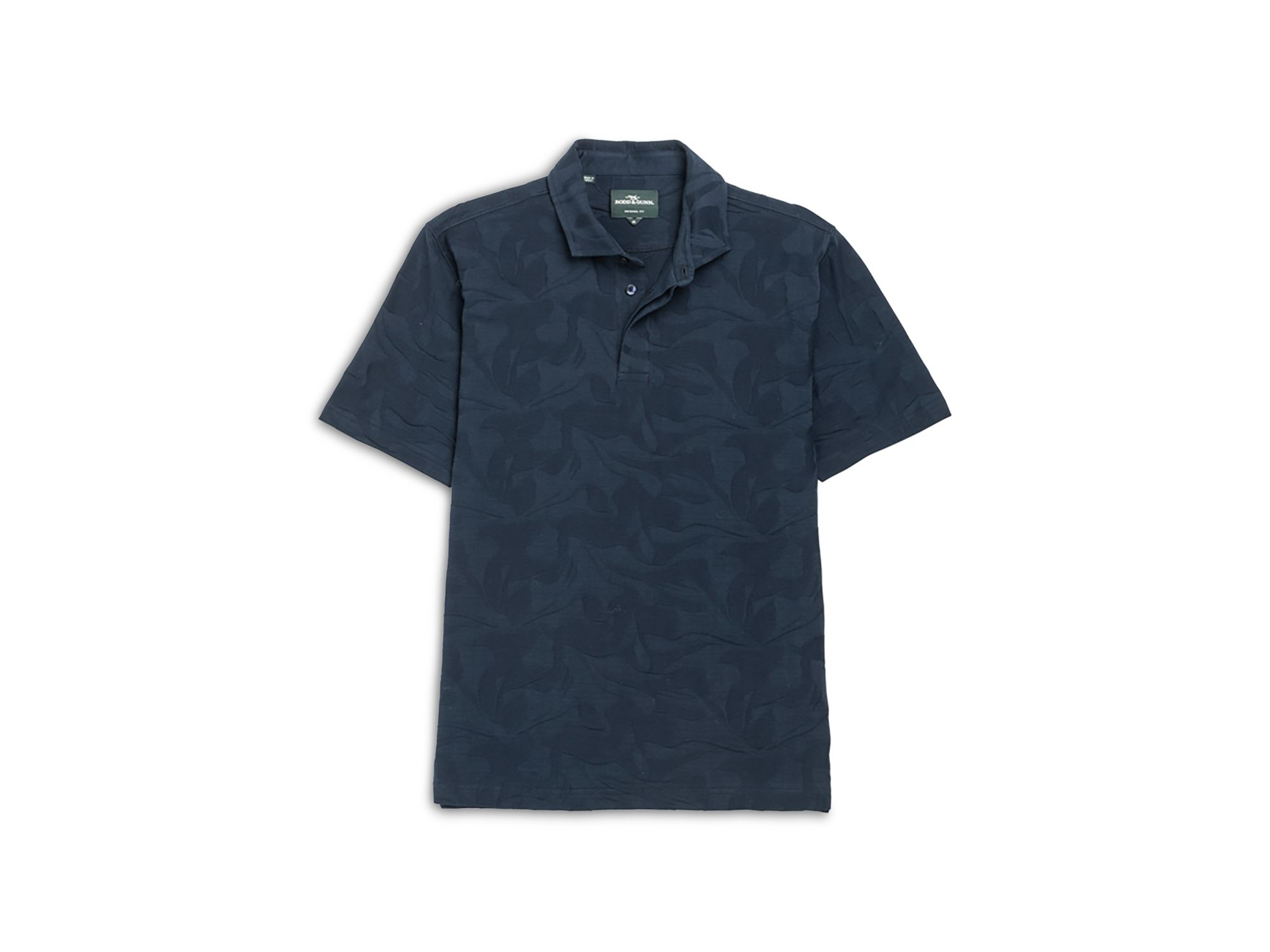 Blaketown Floral Jacquard Regular Fit Polo Shirt — Image 6