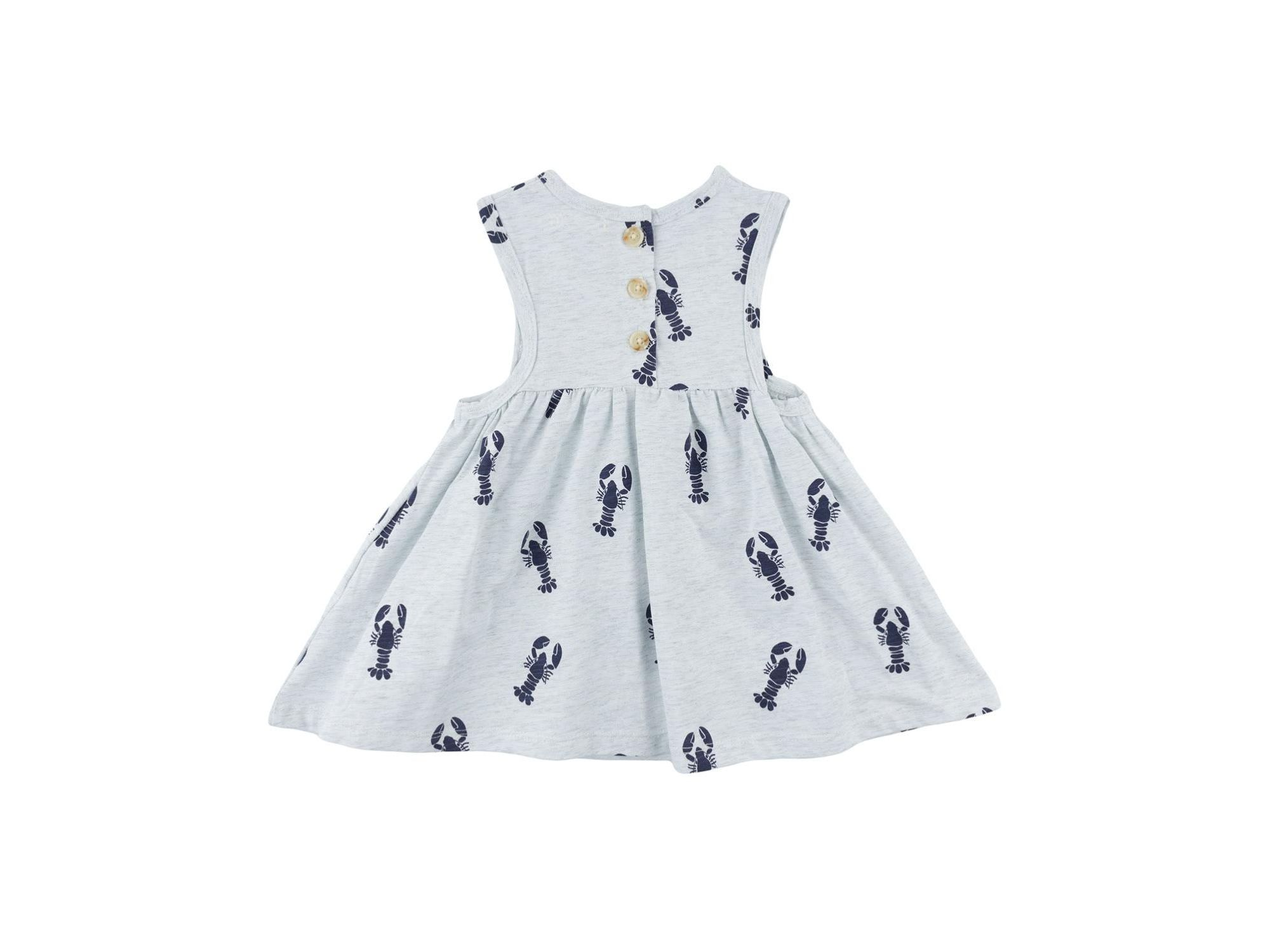 Girls' Lily Lobsters Print Tank Dress - Baby, Little Kid — Image 3