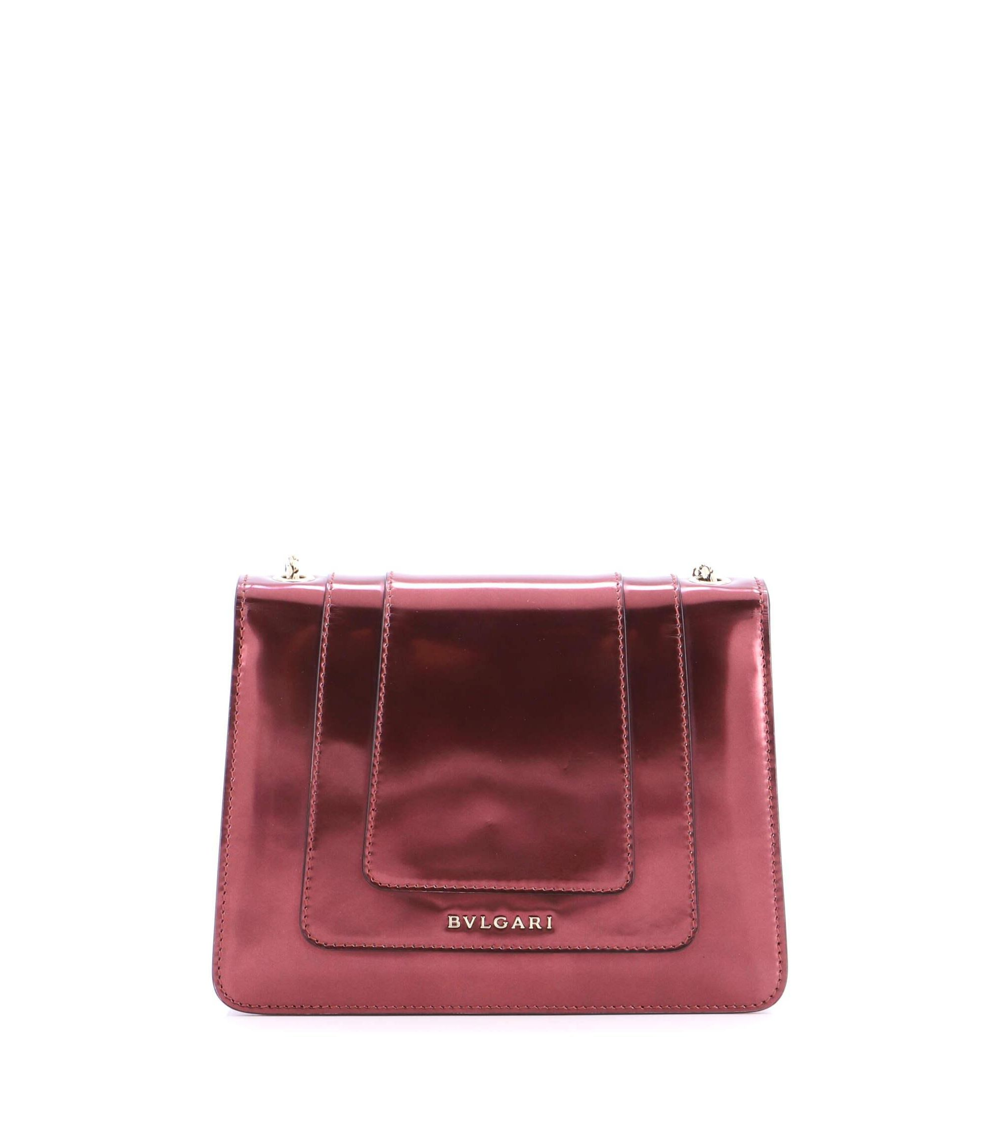 Small Serpenti Forever Square Shoulder Bag Metallic Leather — Image 4