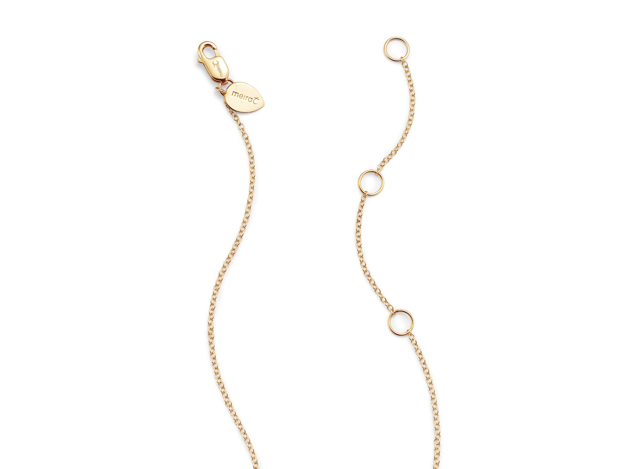 14K White and Yellow Gold Diamond Moon and Star Pendant Necklace, 16" — Image 4