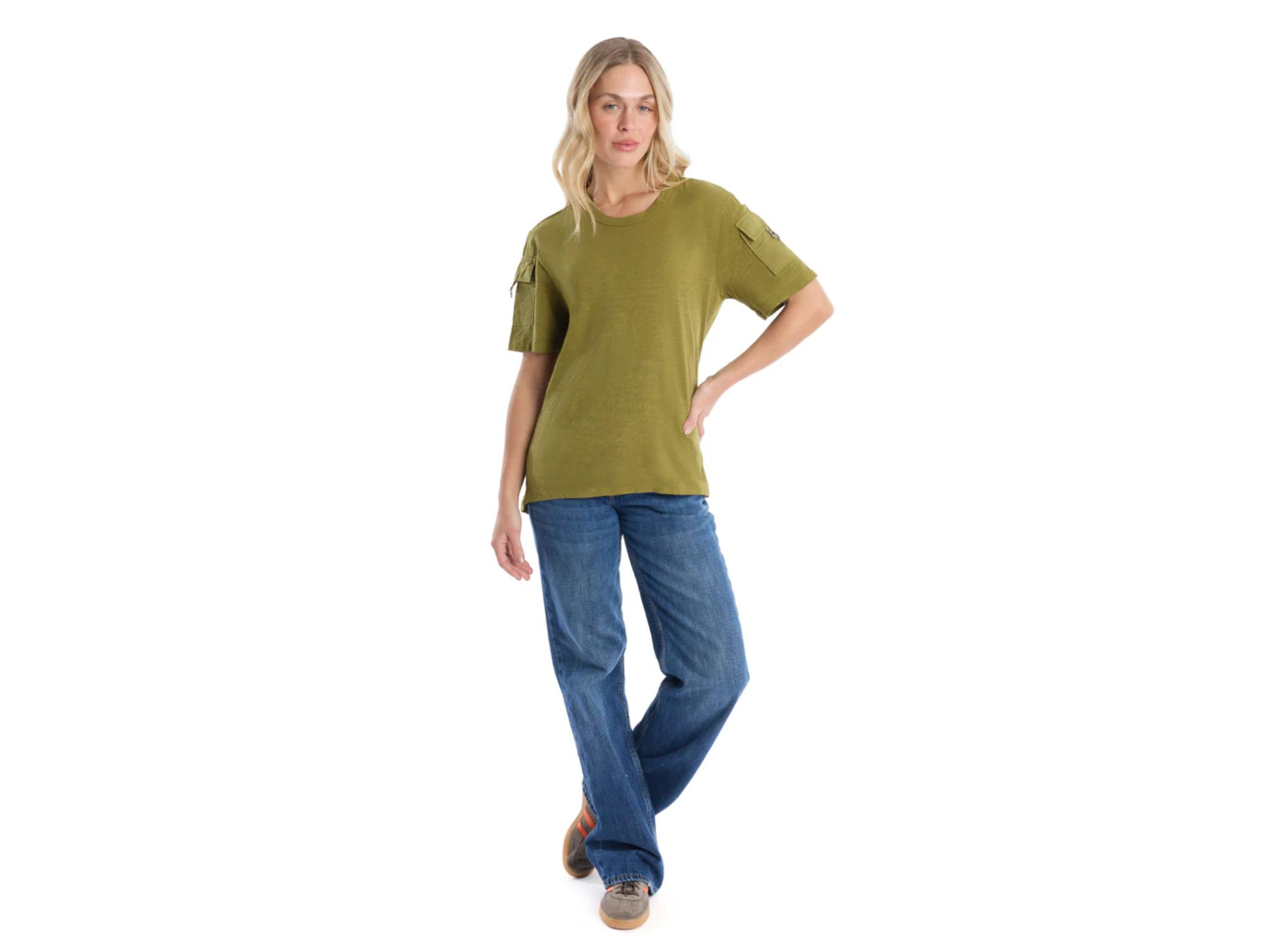 Short Sleeve Hi-Lo Tee — Image 4