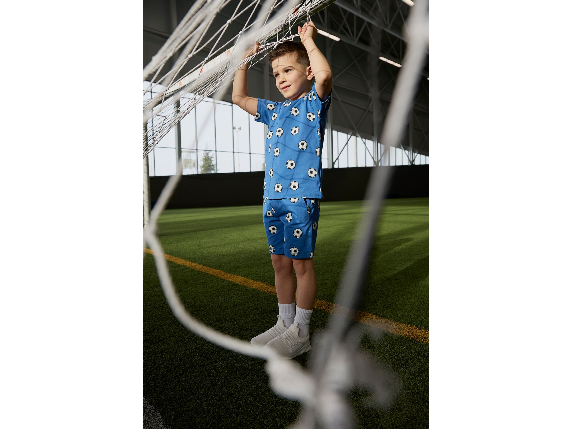 Boys' Soccer Ball Print Tee - Little Kid — Image 4