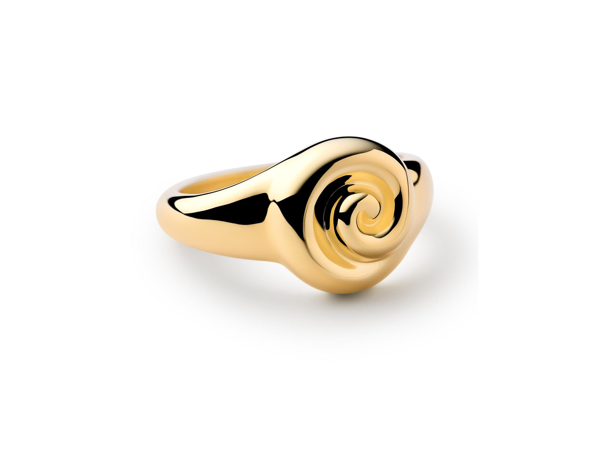 Ariel Gold Signet Ring — Image 5