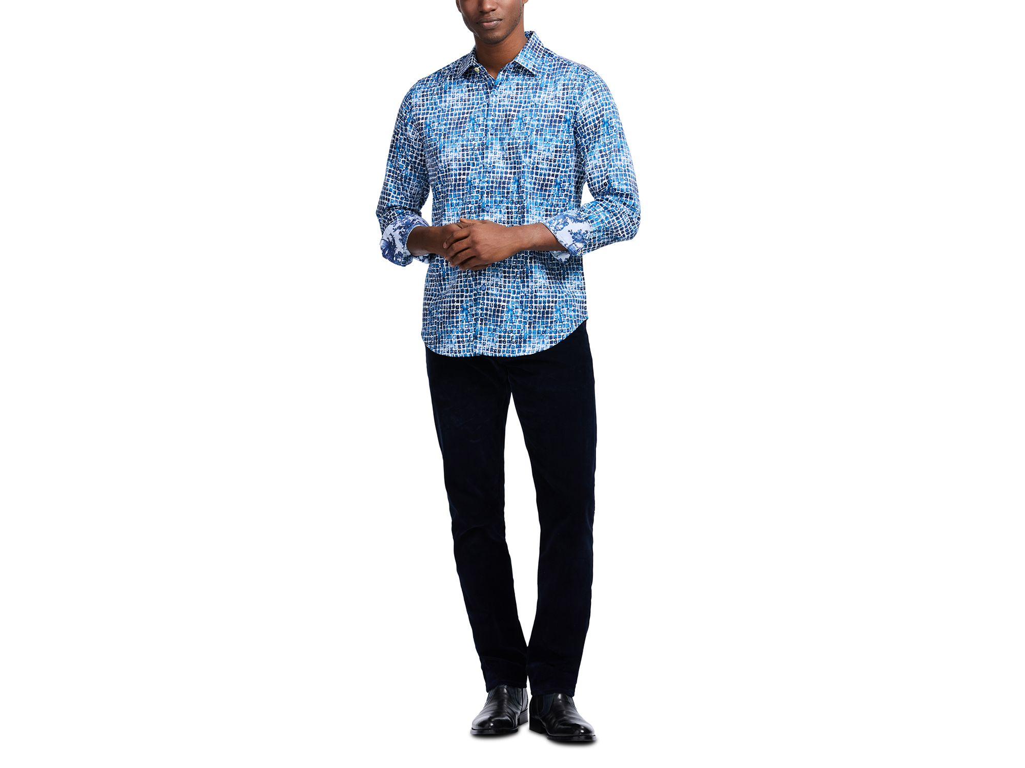Hester Cotton Blend Button Down Shirt — Image 6