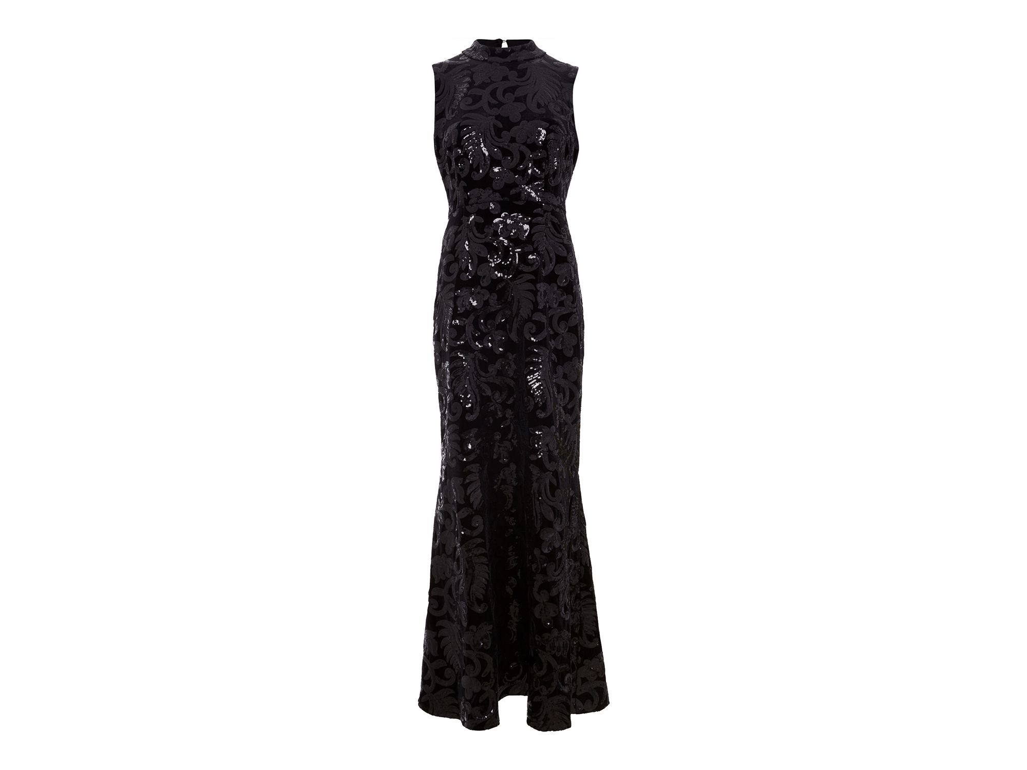 Trudy Sequined Velvet Maxi Dress — Image 10