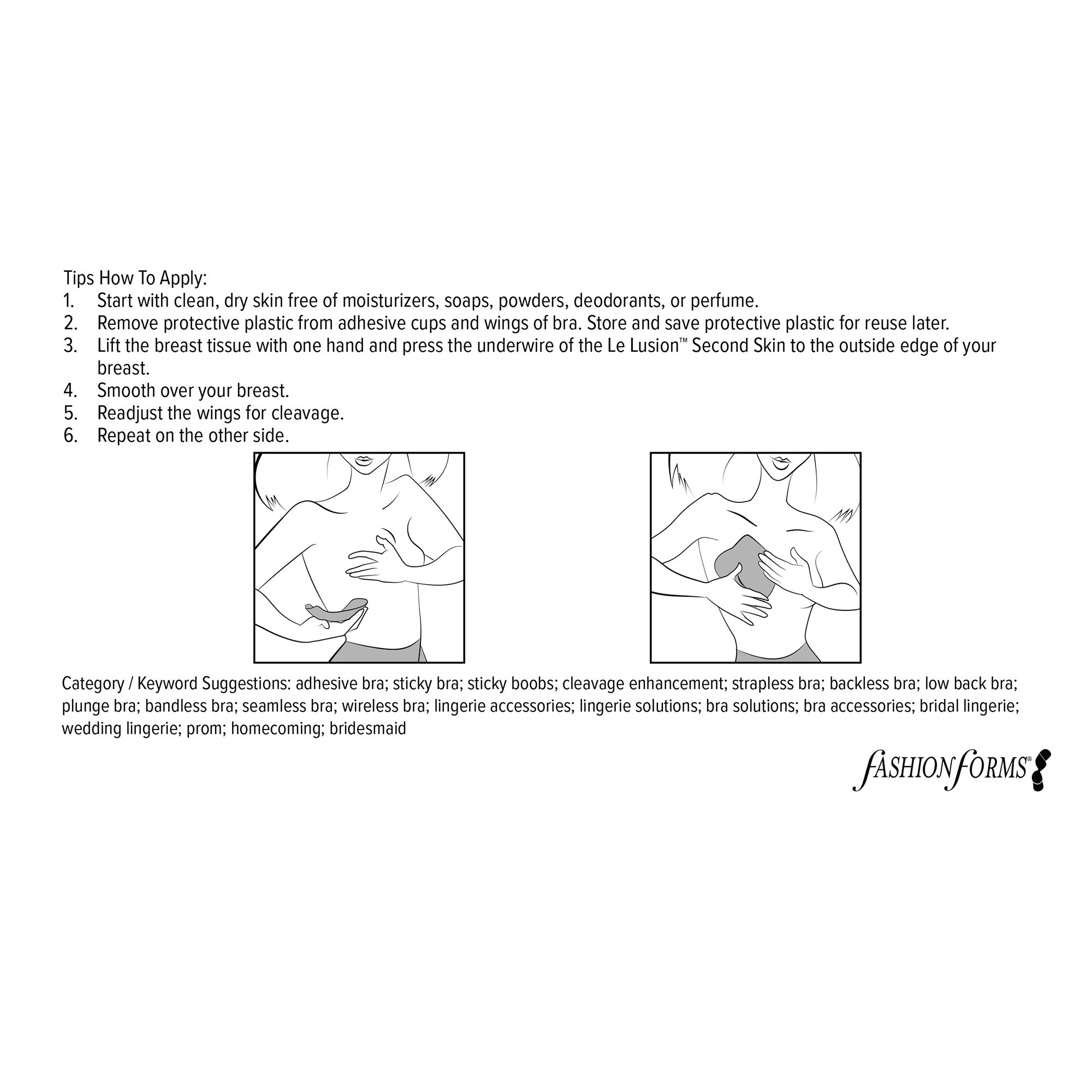 Le Lusion Second Skin Adhesive Push-Up Bra — Image 4