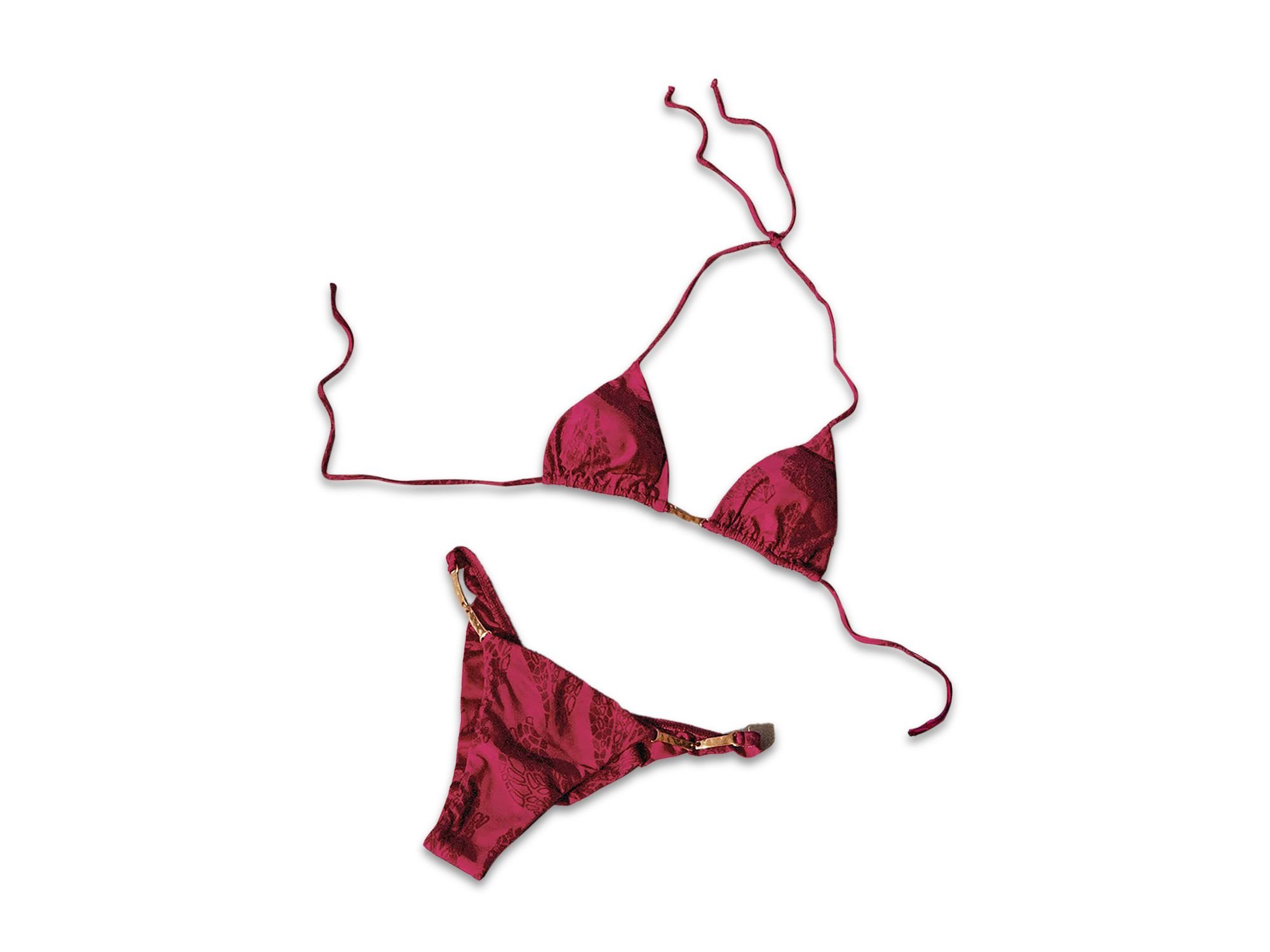 Roseate Candice Triangle Bikini Top & Full Coverage Bikini Bottom — Image 13