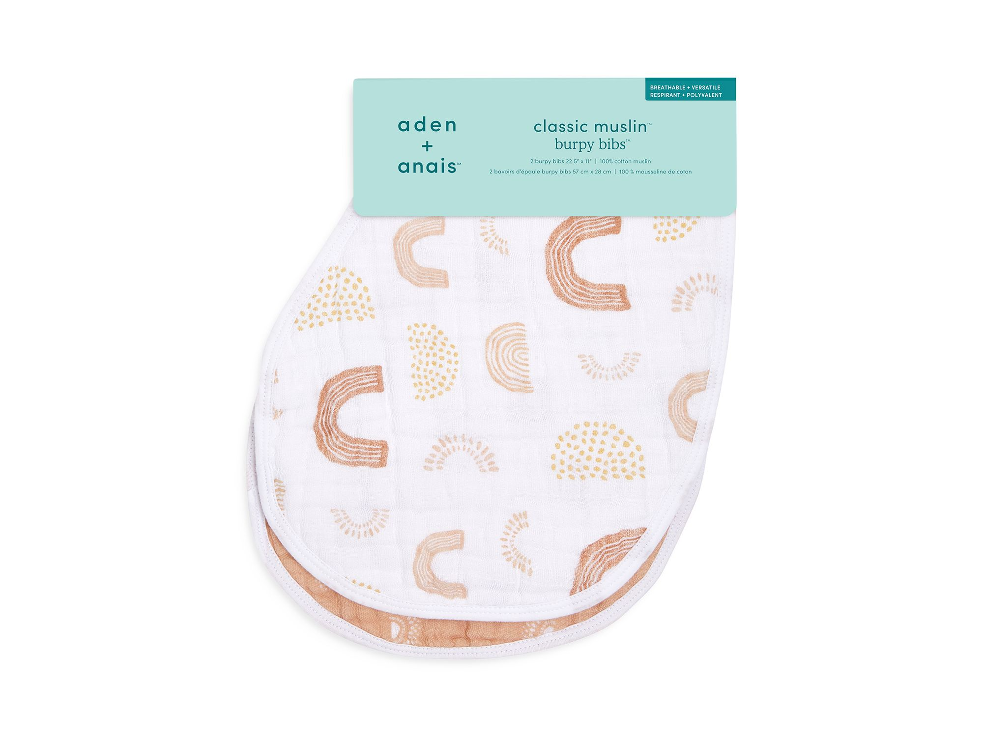 Cotton Burpy Bibs, 2 Pack — Image 4
