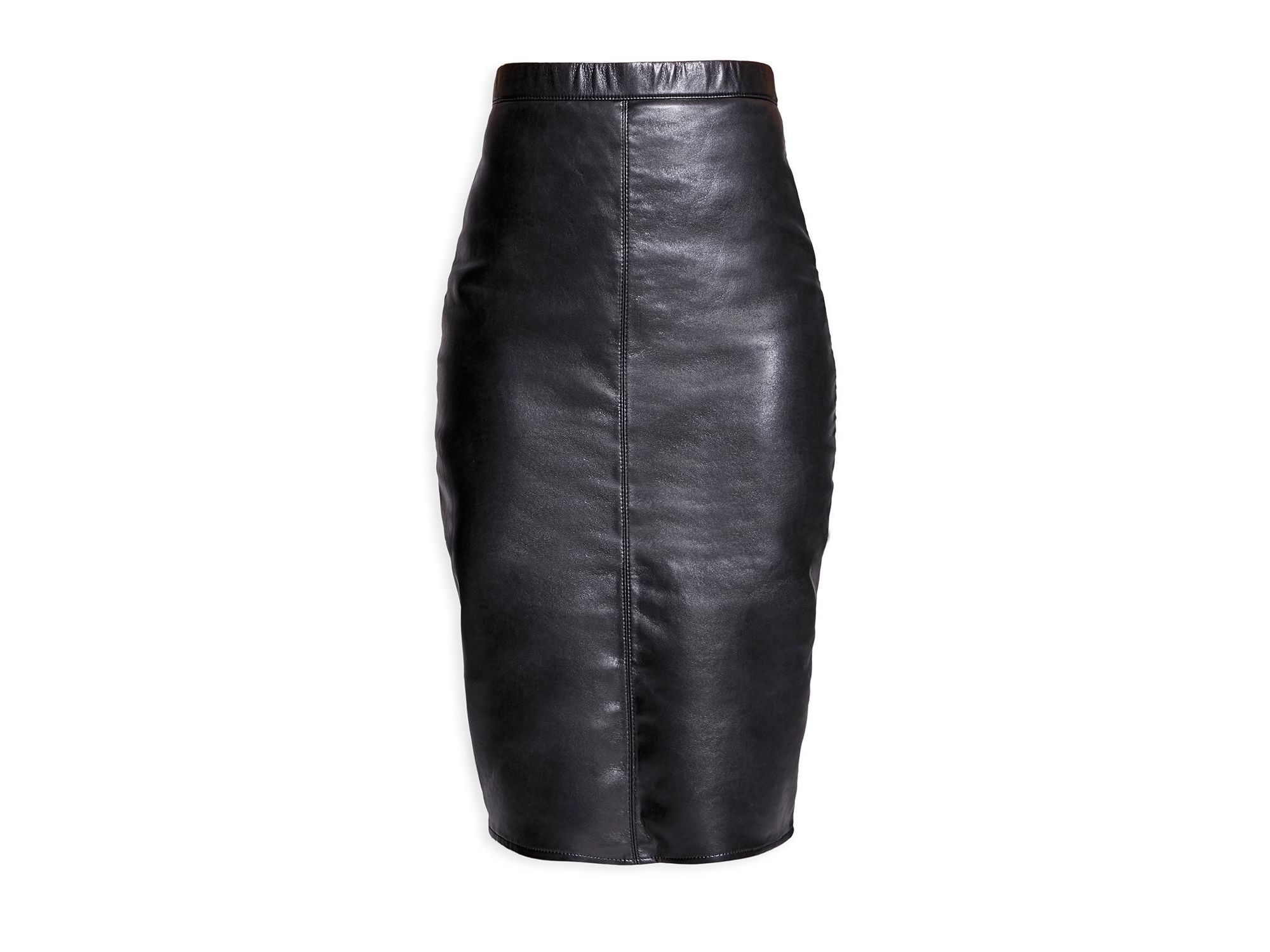 Port Elizabeth Recycled Leather Skirt — Image 4