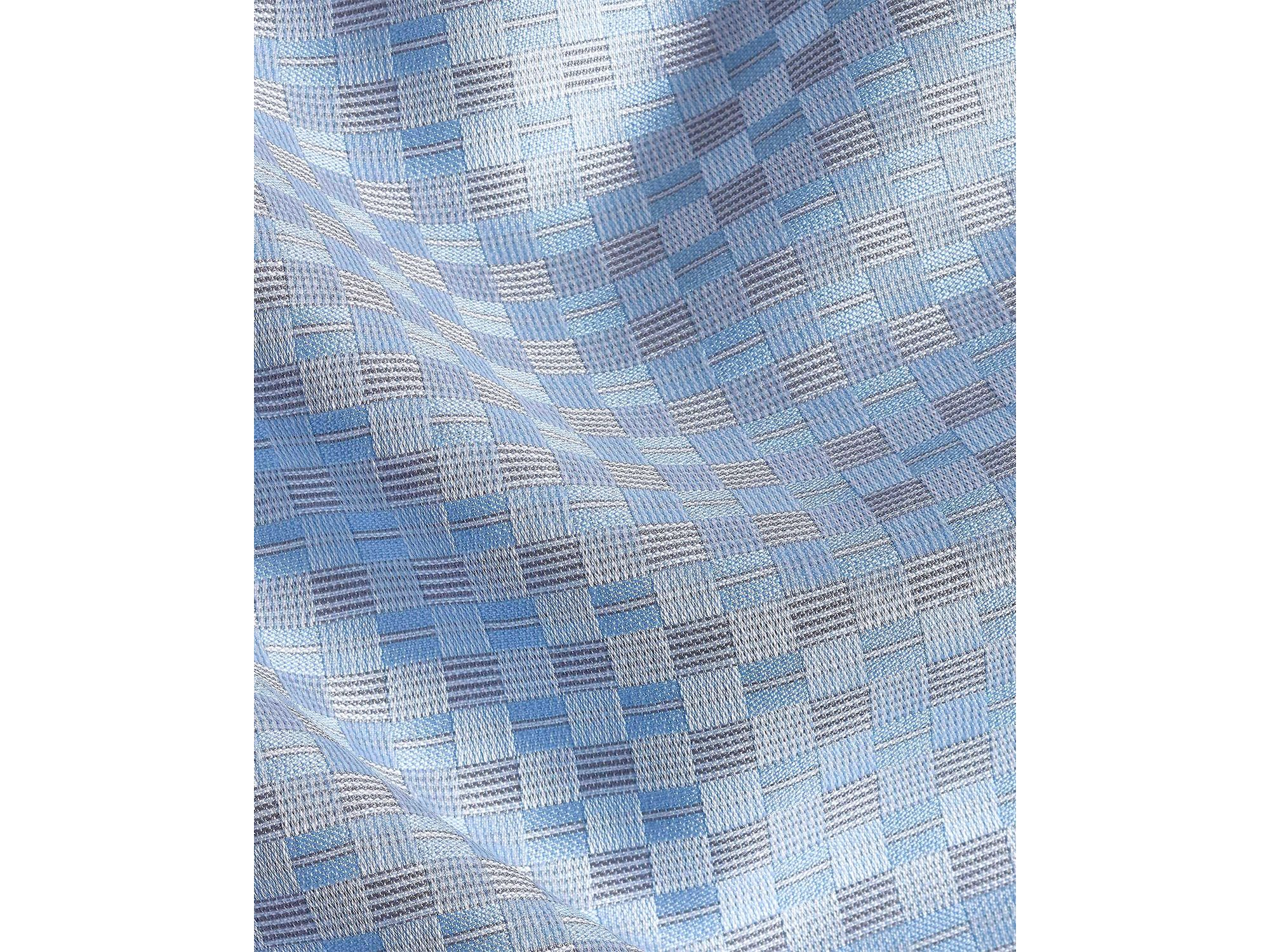 Trim Fit Dobby Check Dress Shirt — Image 3
