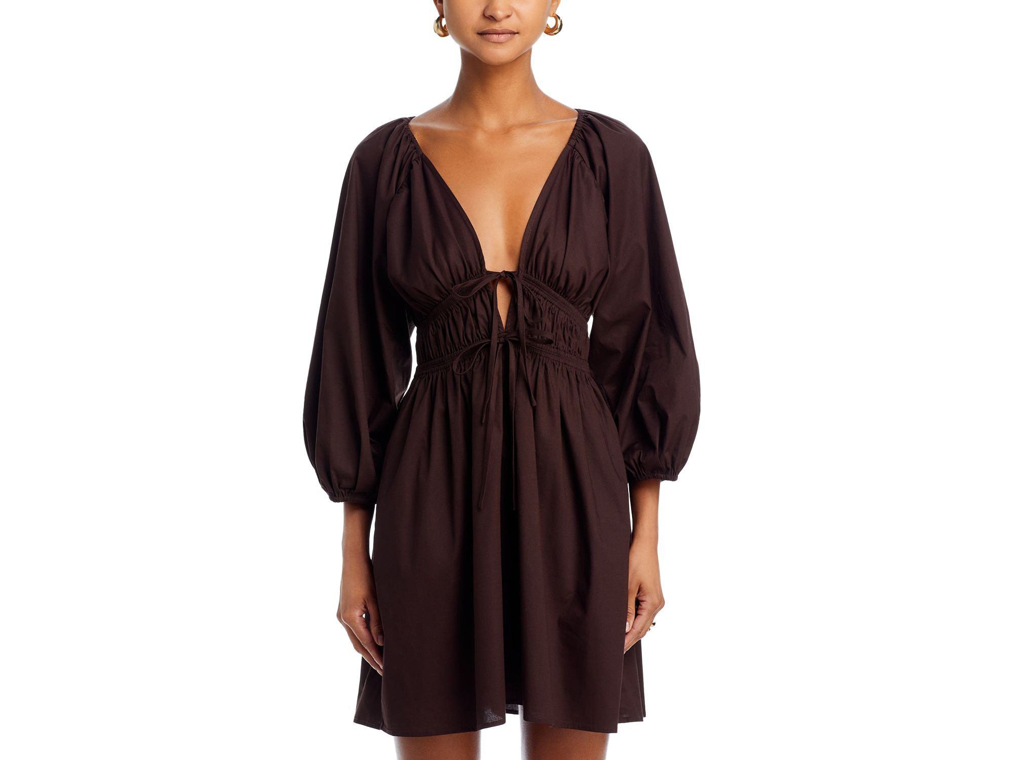 Leighton Poplin Mini Dress — Image 4