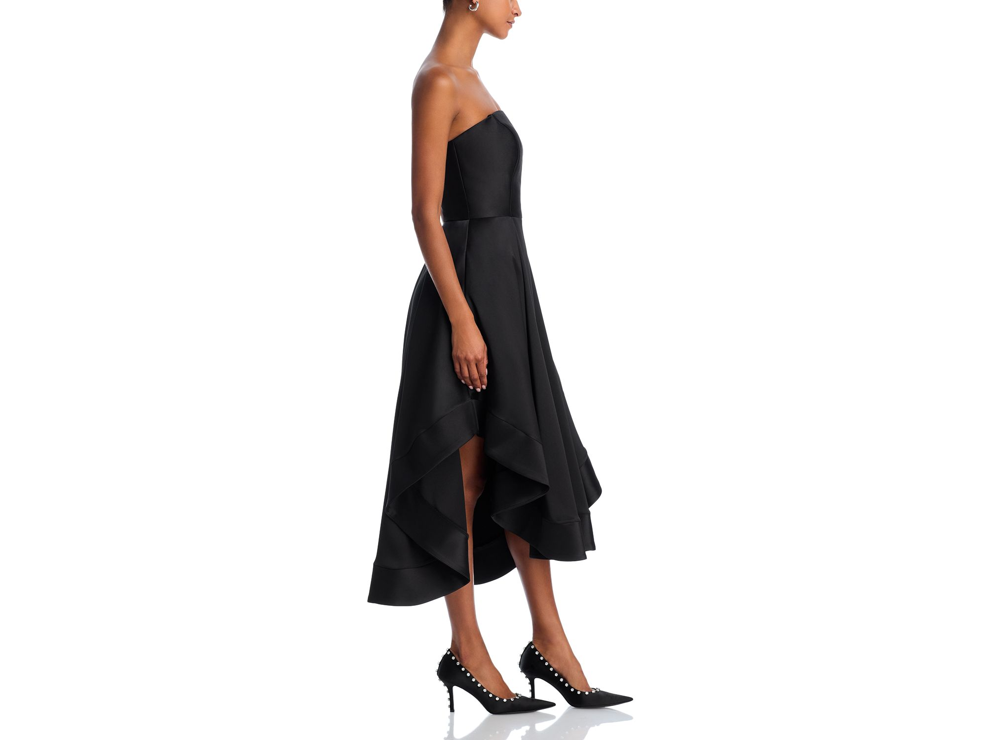 Mikado Strapless Midi Gown - Exclusive — Image 8