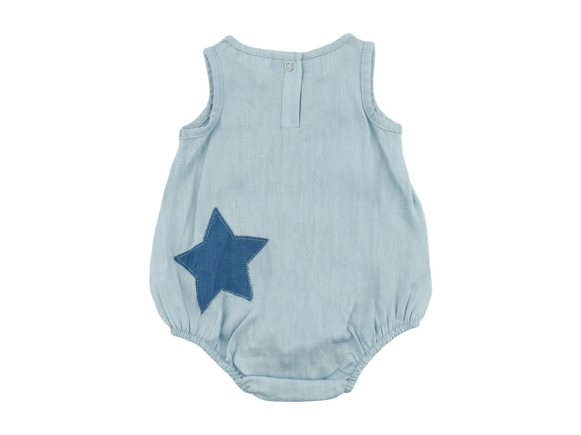 Girls' Lyocell Denim Stars Applique Bubble - Baby — Image 5