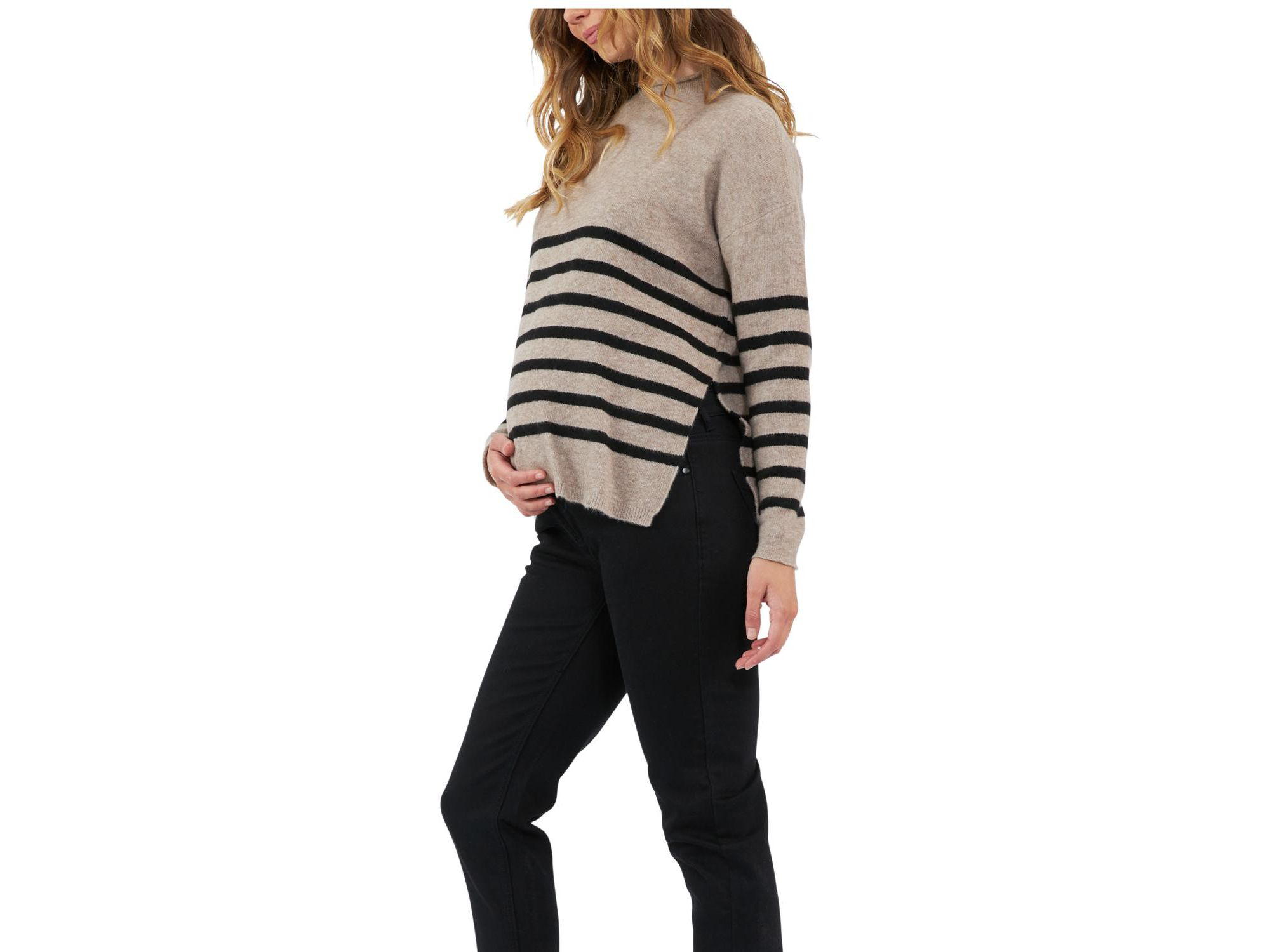 Gerrie Stripe Nursing Knit Sweater — Image 3