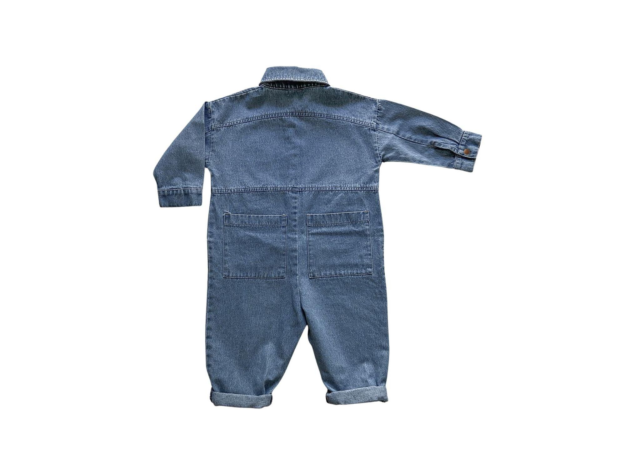 Unisex Denim Boiler Suit - Big Kid — Image 3