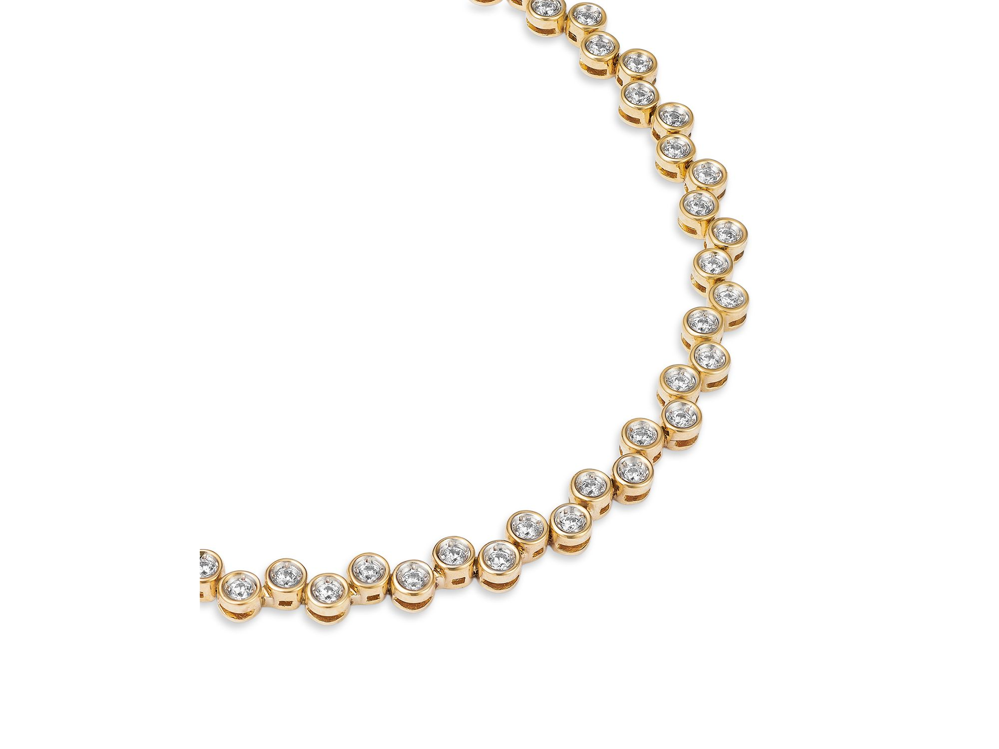 Diamond Bracelet in 14K Yellow Gold, 1.0 tcw — Image 3