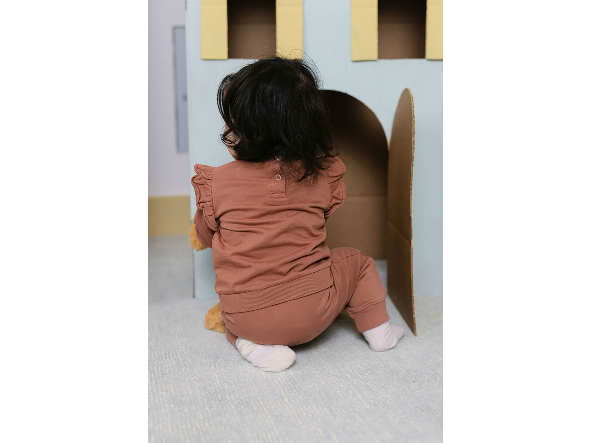 Unisex French Terry Ruffle Sweatshirt - Baby — Image 4
