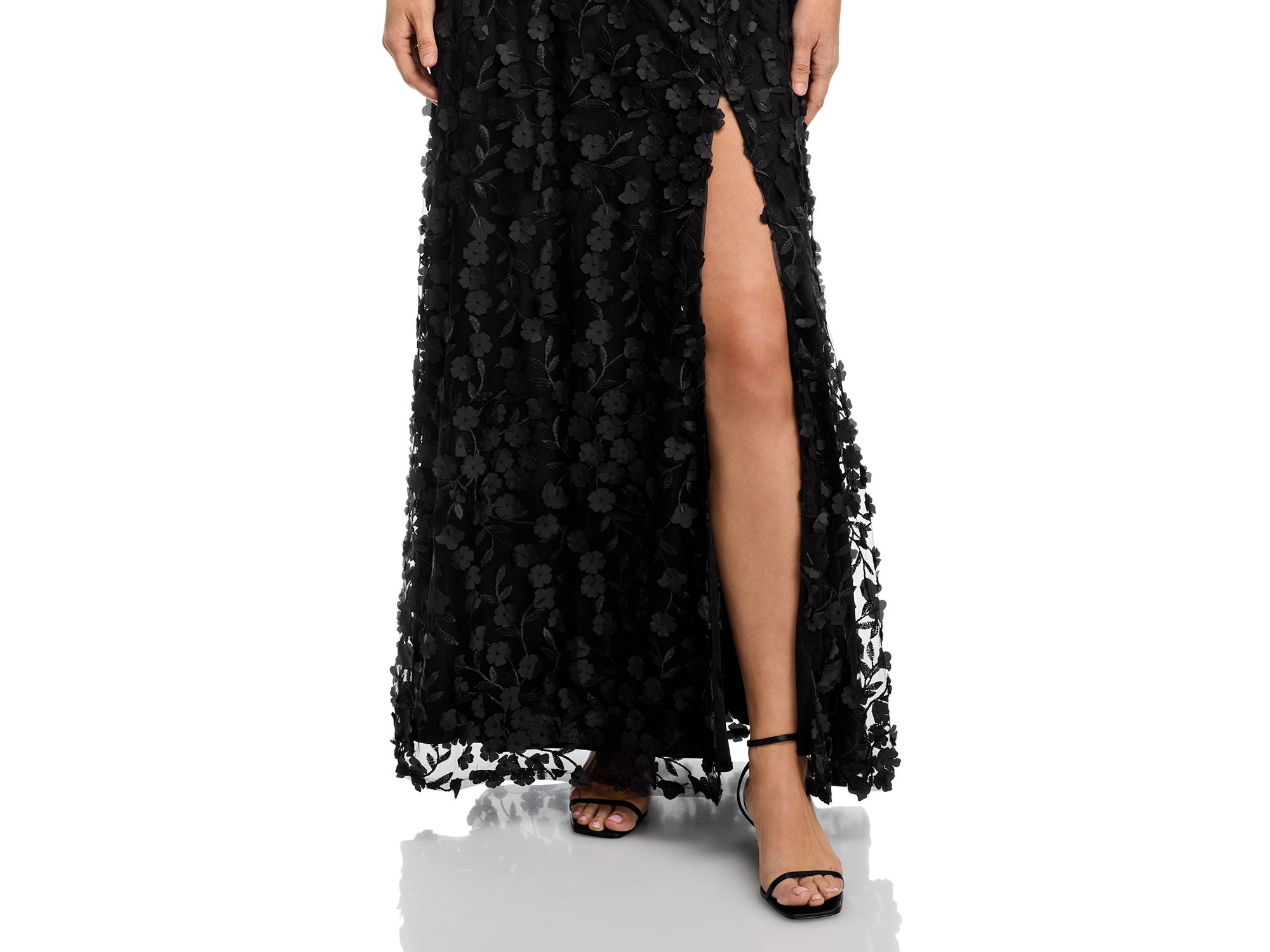 Floral Applique Gown - Exclusive — Image 4
