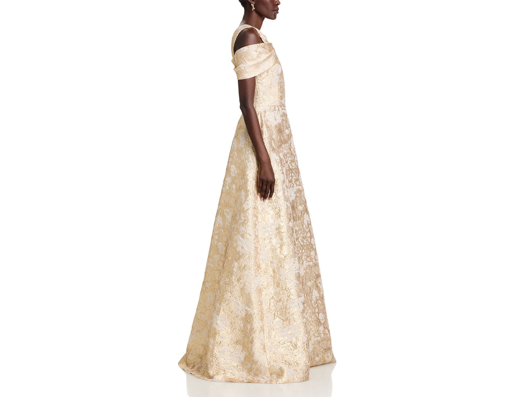 Metallic Jacquard Gown — Image 5