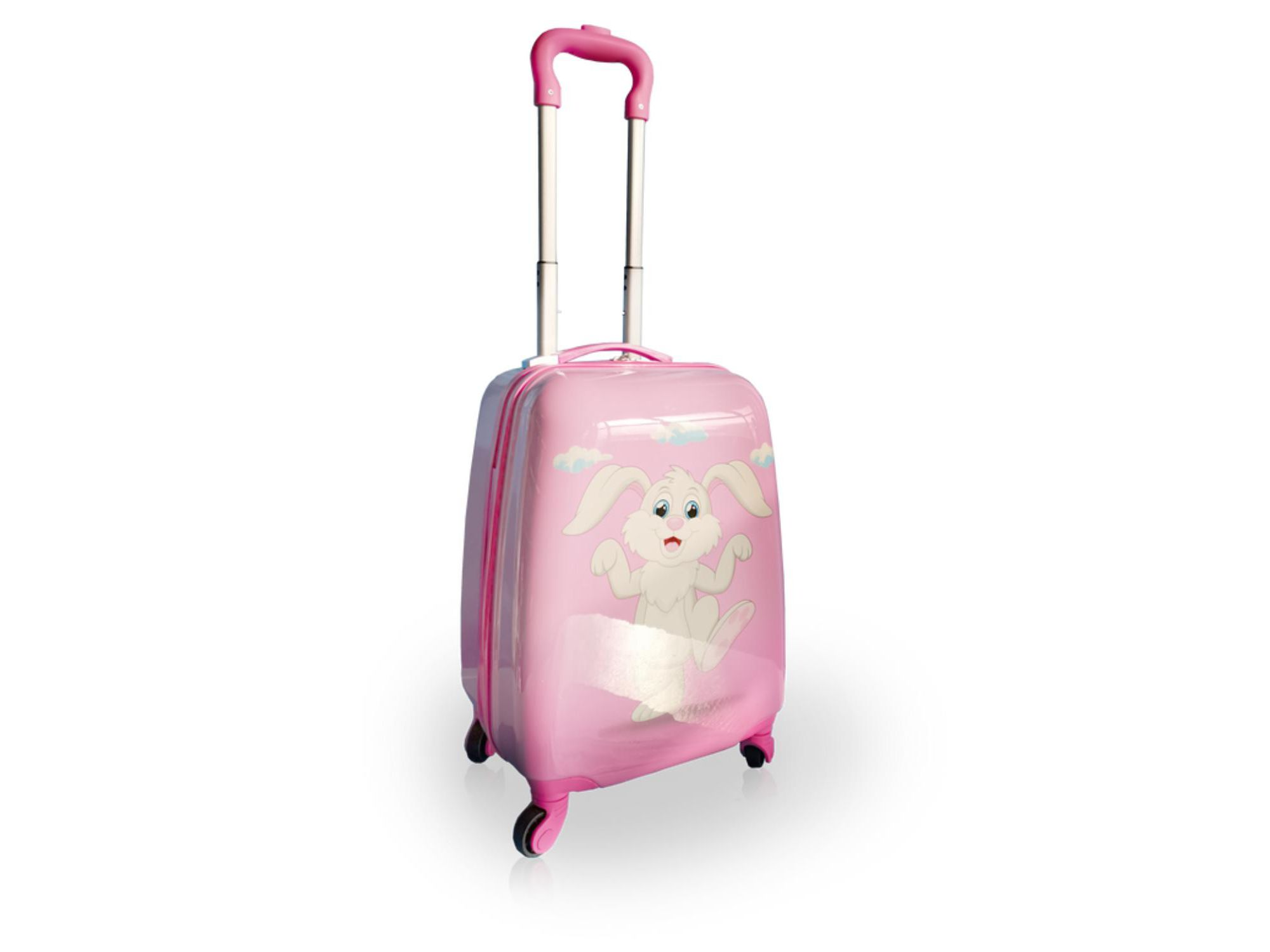 Italy Happy Bunny 18" Spinner Wheel Style Kids Suitcase — Image 3