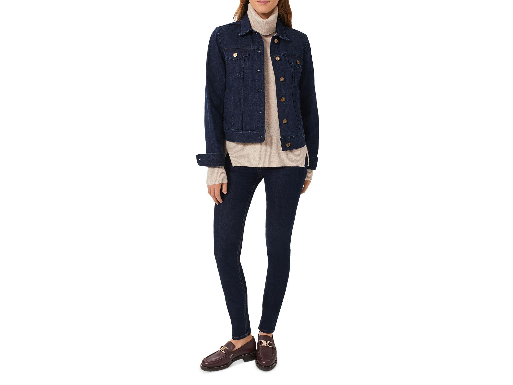 Gia Sculpting Skinny Jeans in Indigo — Image 4