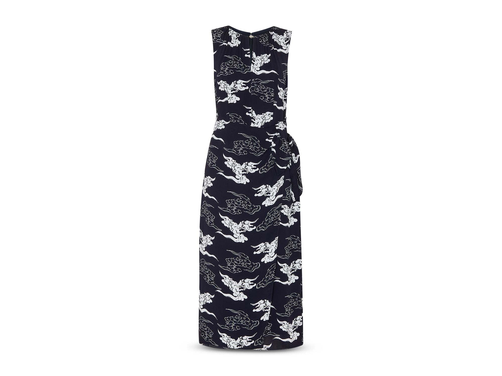Cloud Tie Waist Midi Dress — Image 3