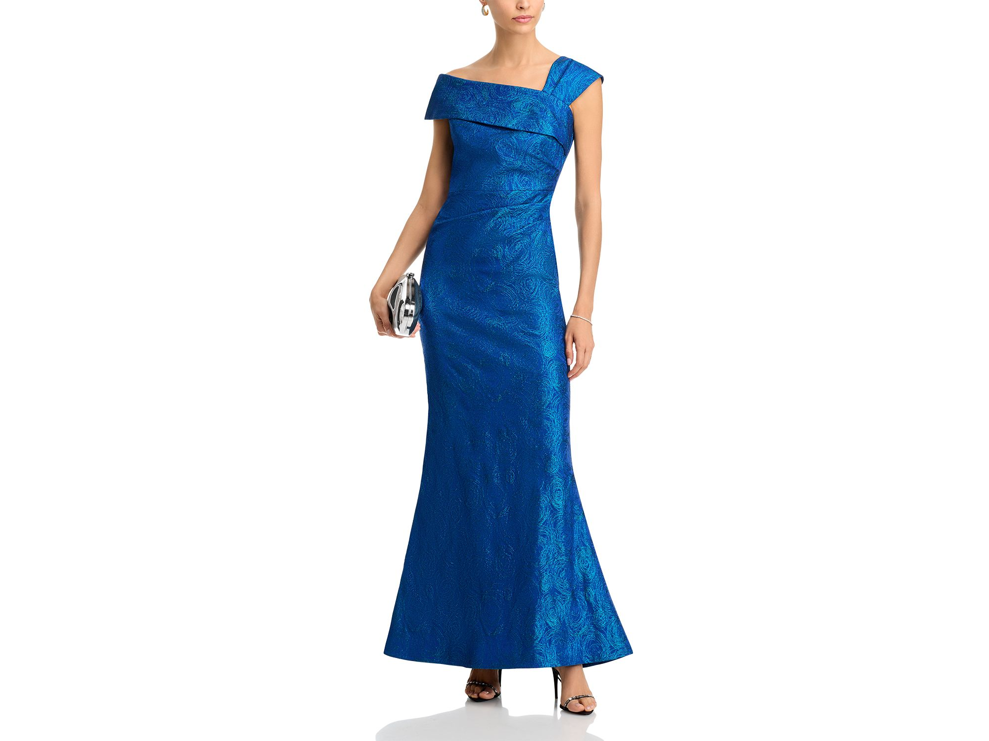 Metallic Jacquard Stretch Gown — Image 4