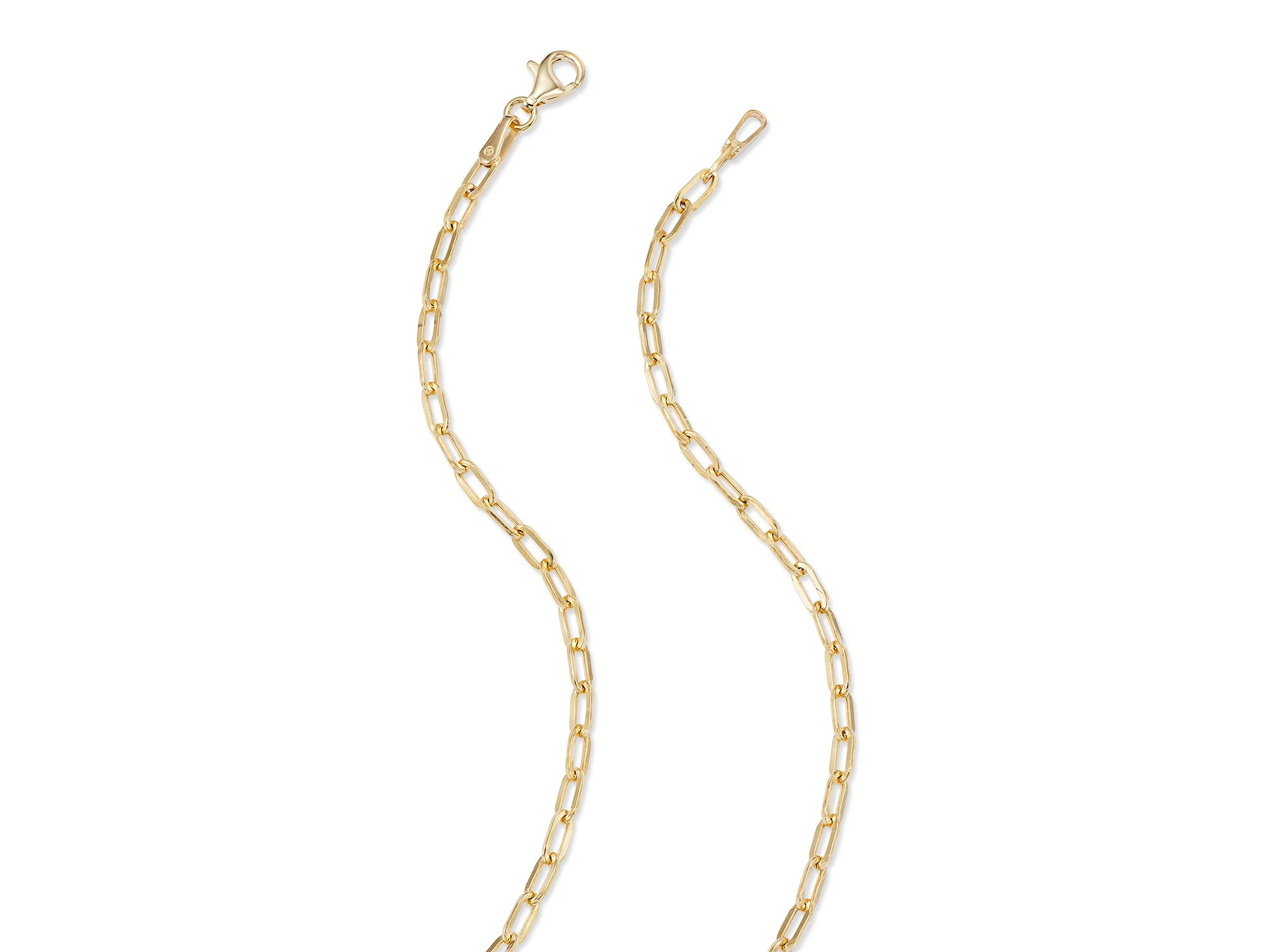 Black & White Diamond Heart Pendant Necklace in 14K Yellow Gold, 18" — Image 4