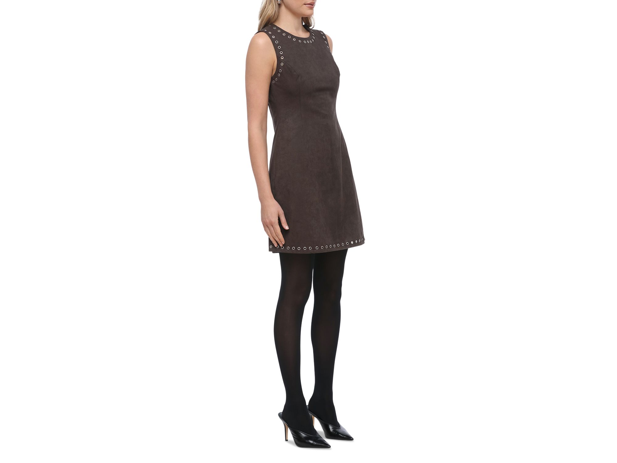 Grommet Mini Dress — Image 5