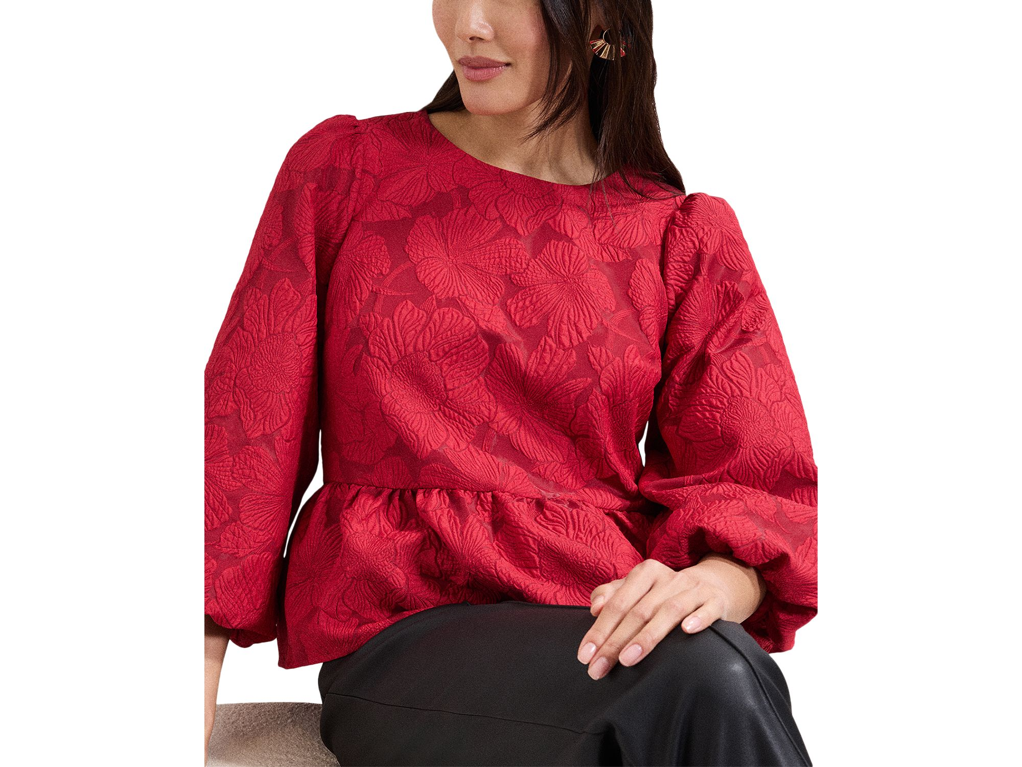 Ellis Peplum Hem Top — Image 3
