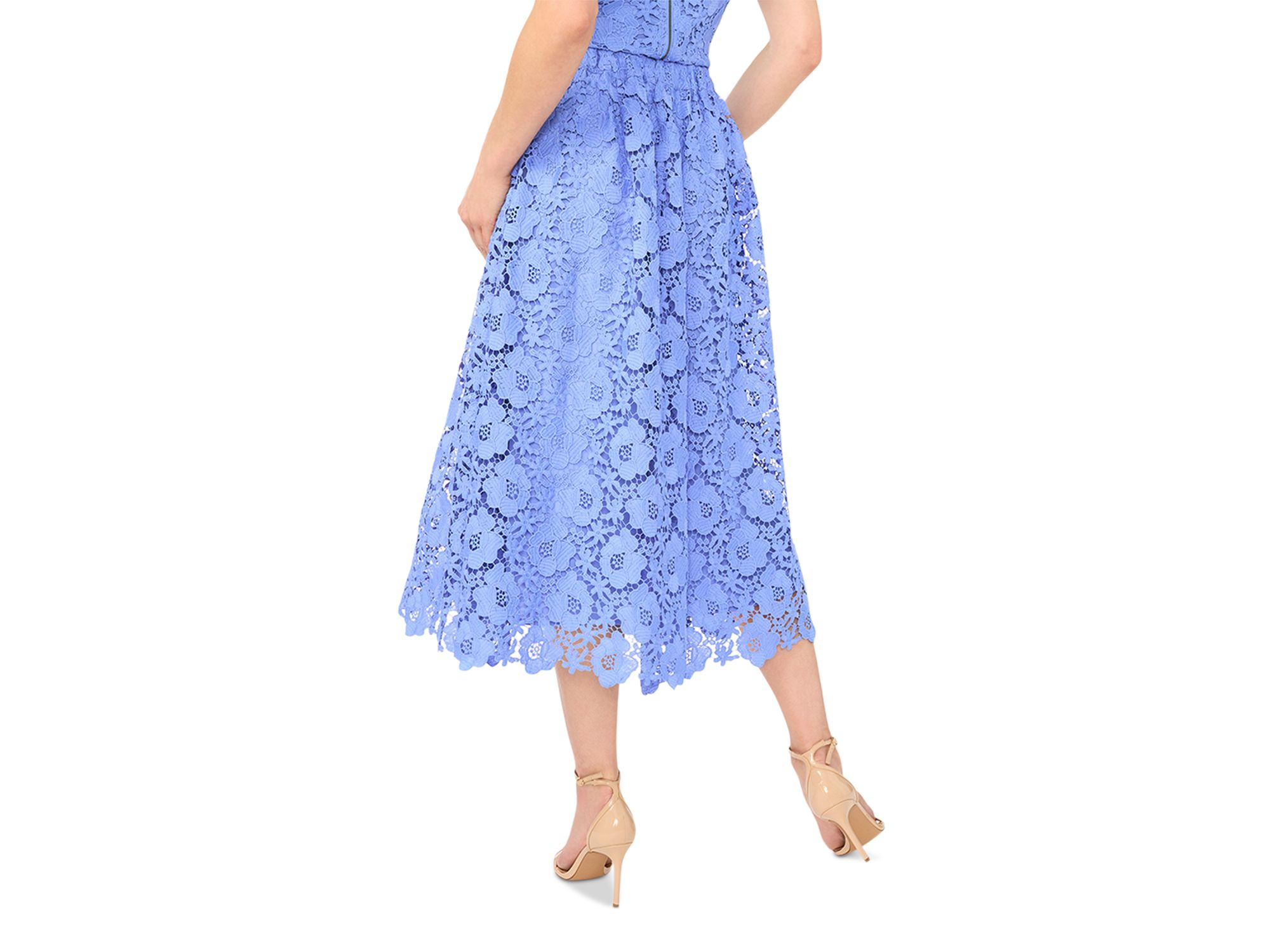 Midi Lace A-Line Skirt — Image 3