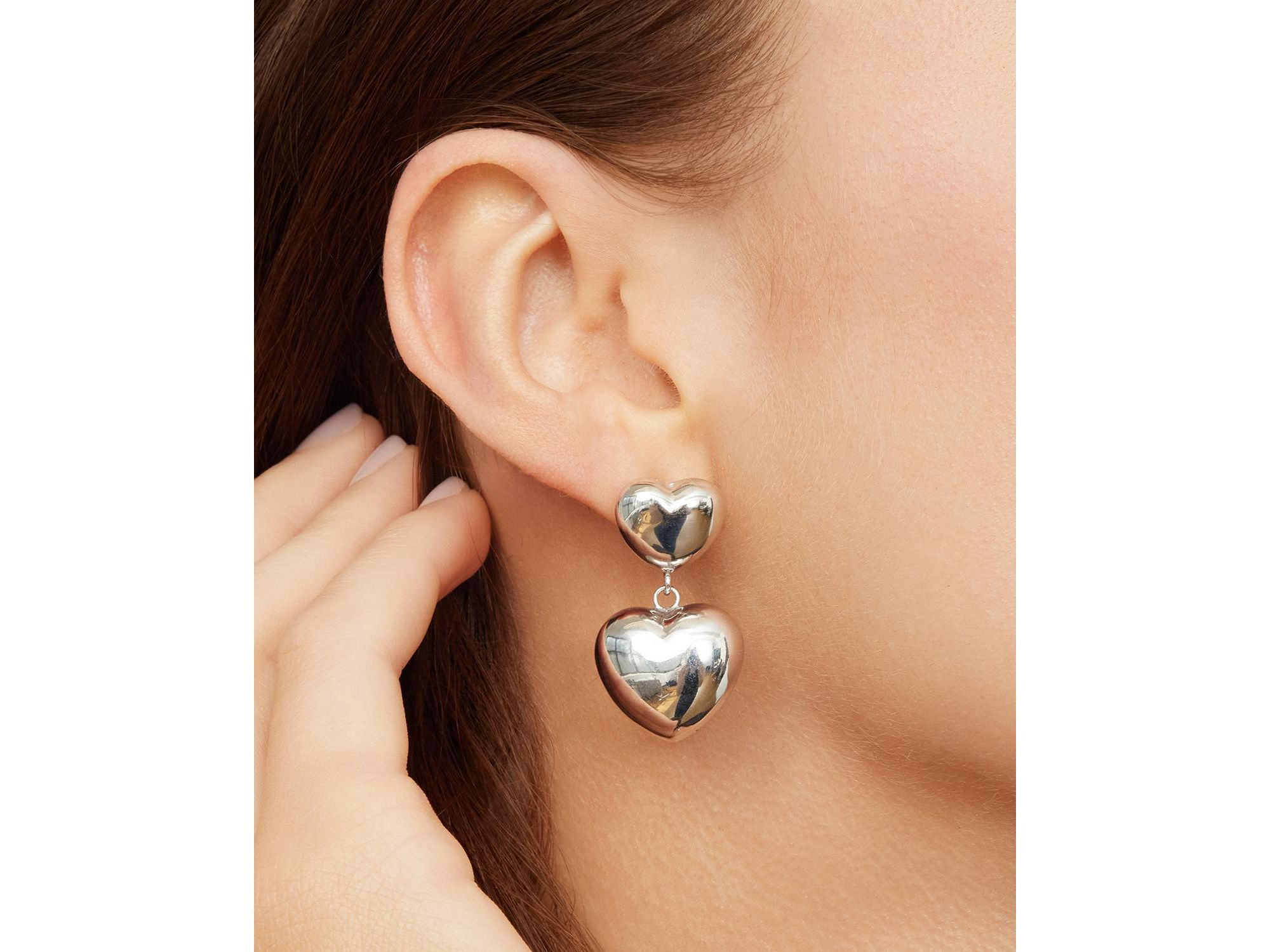 Sterling Lover Statement Drop Earrings — Image 3
