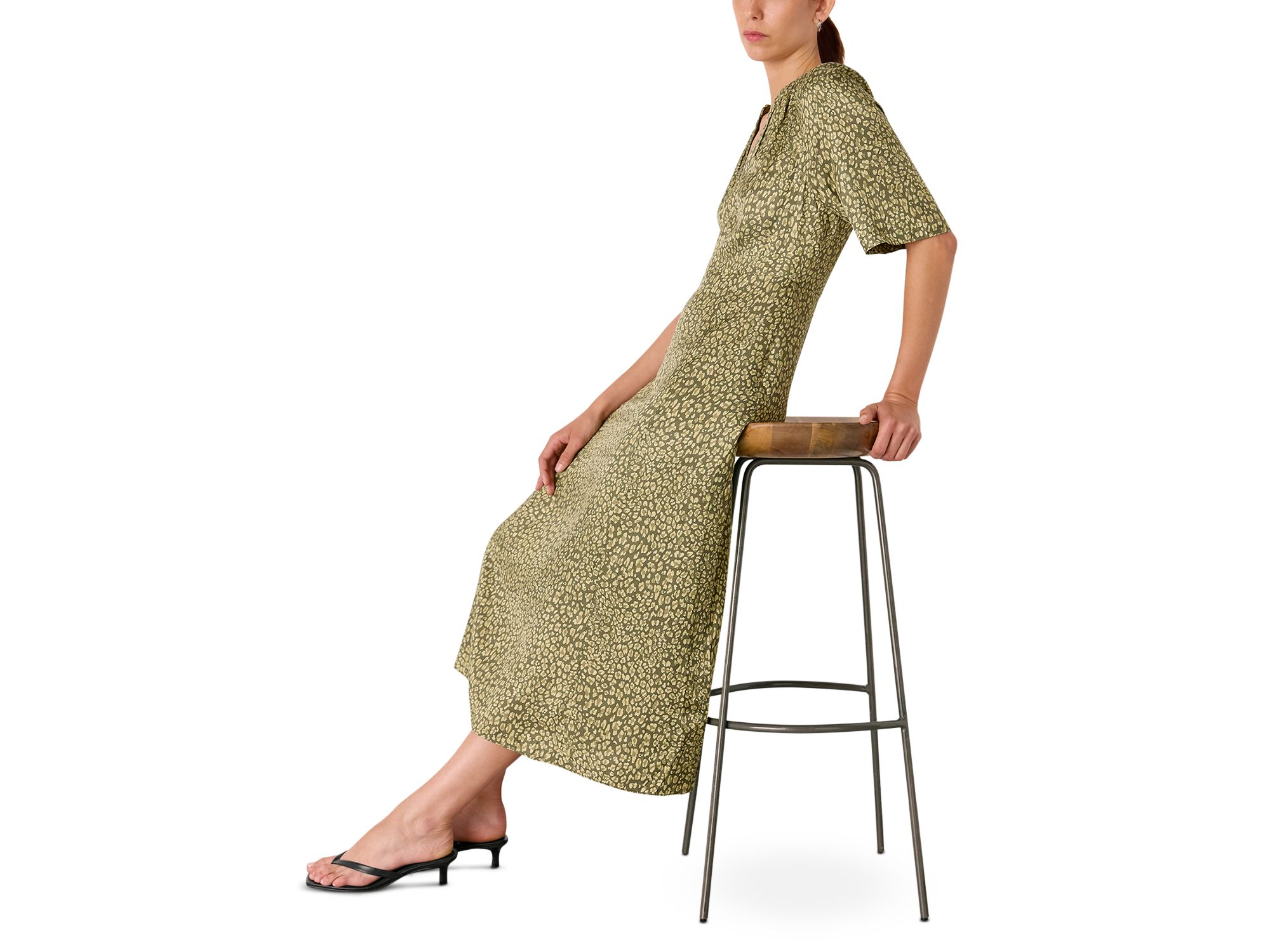 Leopard Midi Dress — Image 5