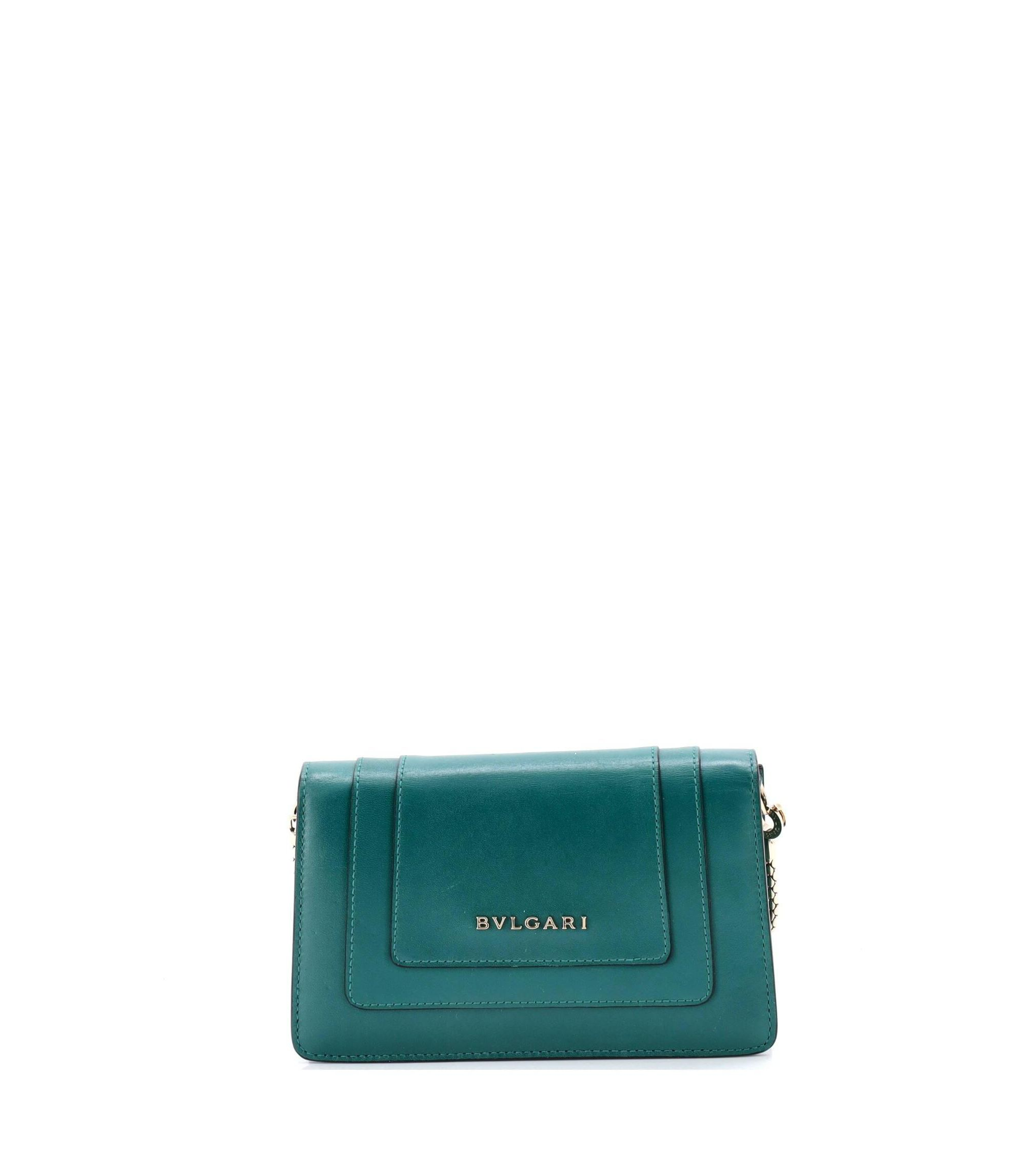 Mini Serpenti Forever Chain Clutch Leather — Image 4