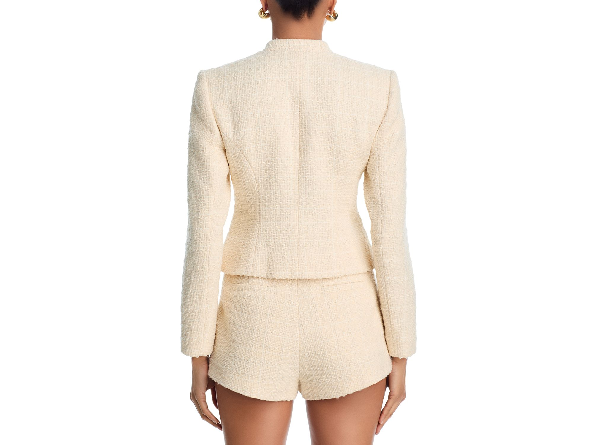 Structured Tweed Slim Fit Jacket & Structured Tweed Curved Shorts — Image 5