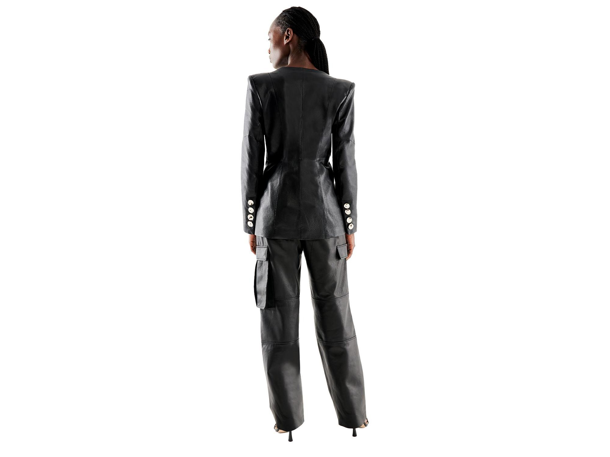 Claude Recycled Leather Blazer — Image 6
