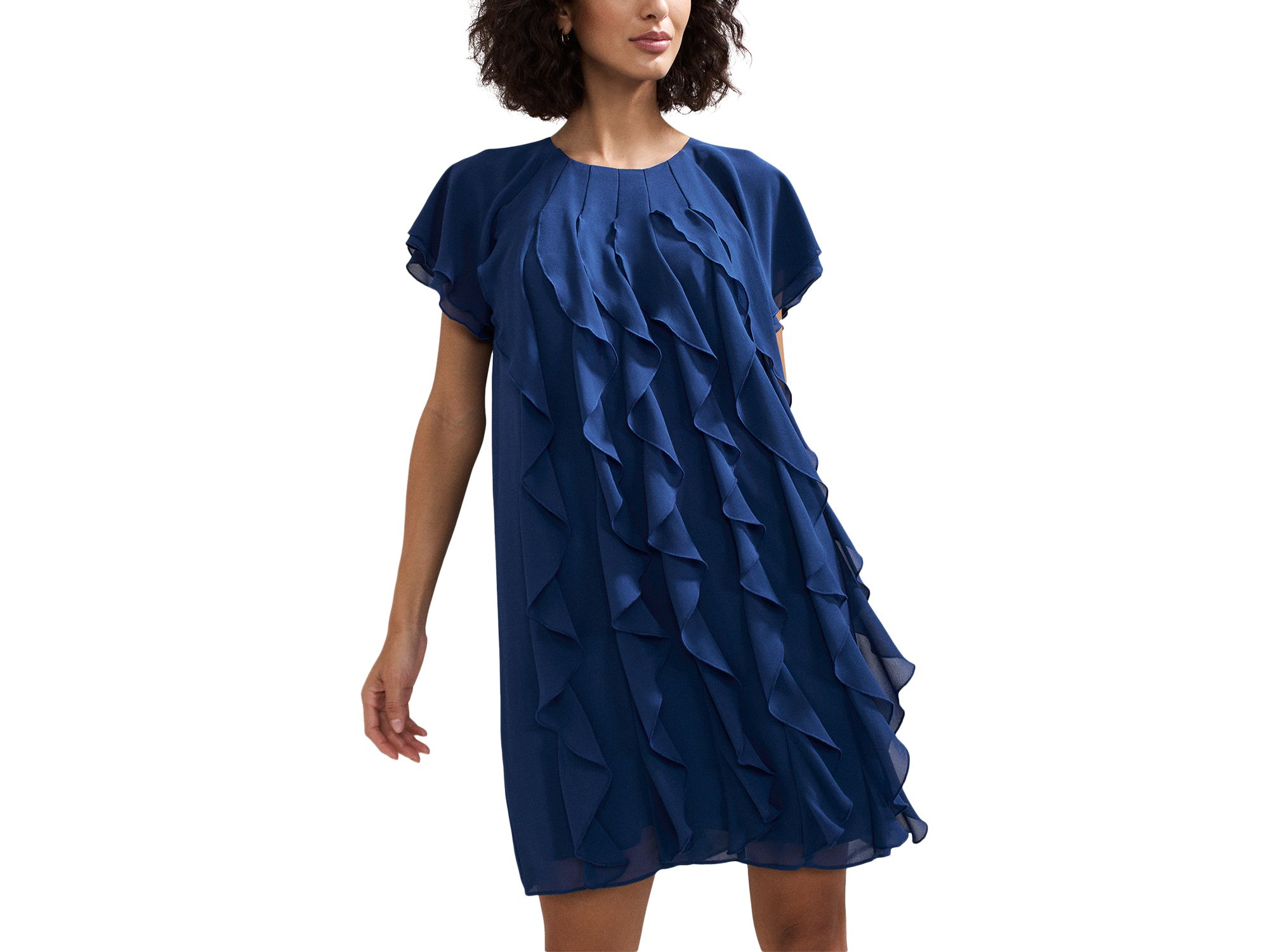 Claudette Ruffled Mini Dress — Image 4