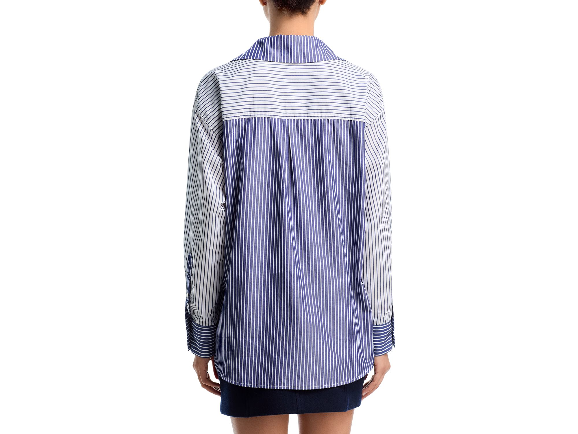 Contrast Stripe Button Up Shirt - Exclusive — Image 3