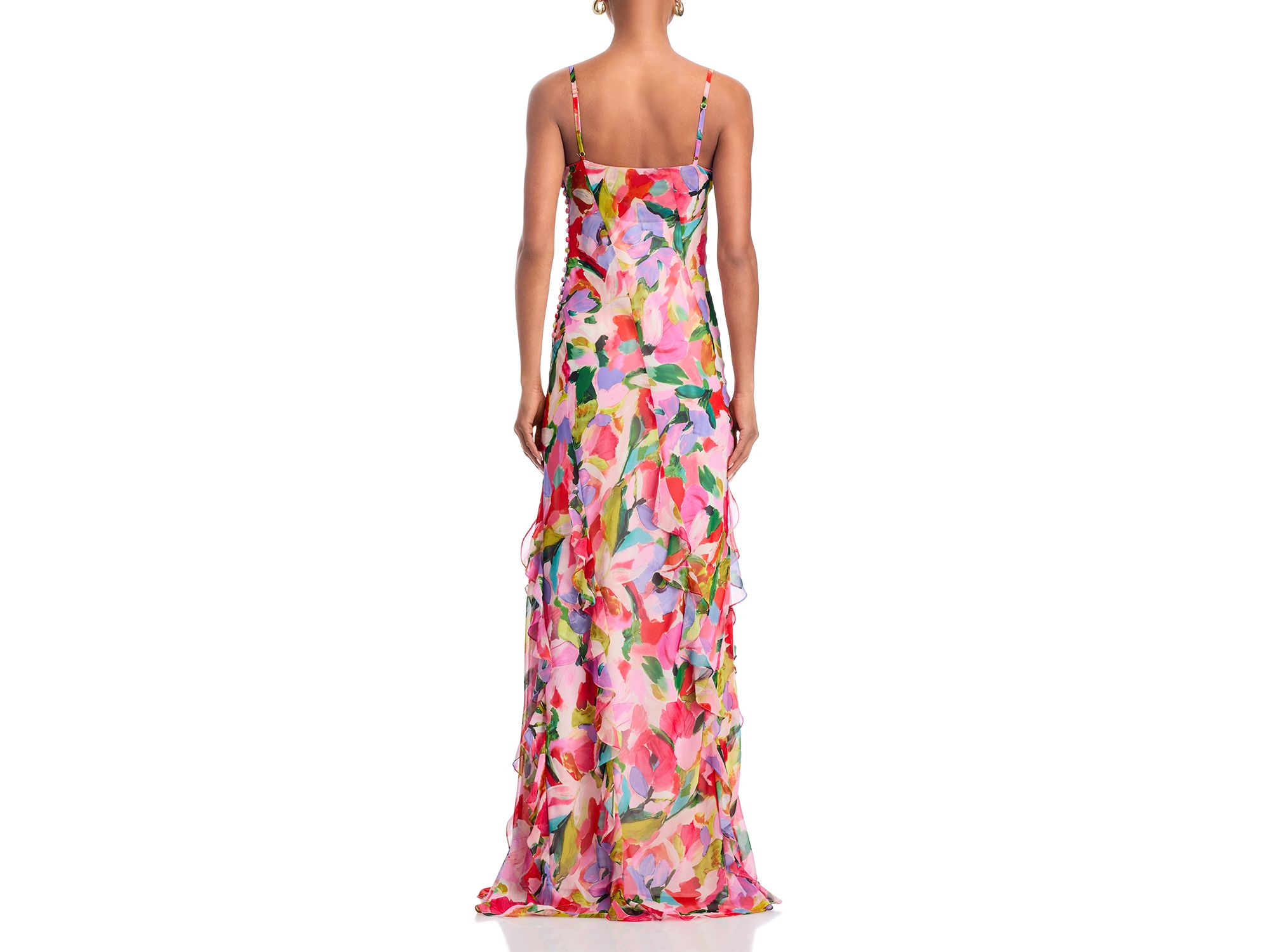 Abstract Print Gown - Exclusive — Image 4