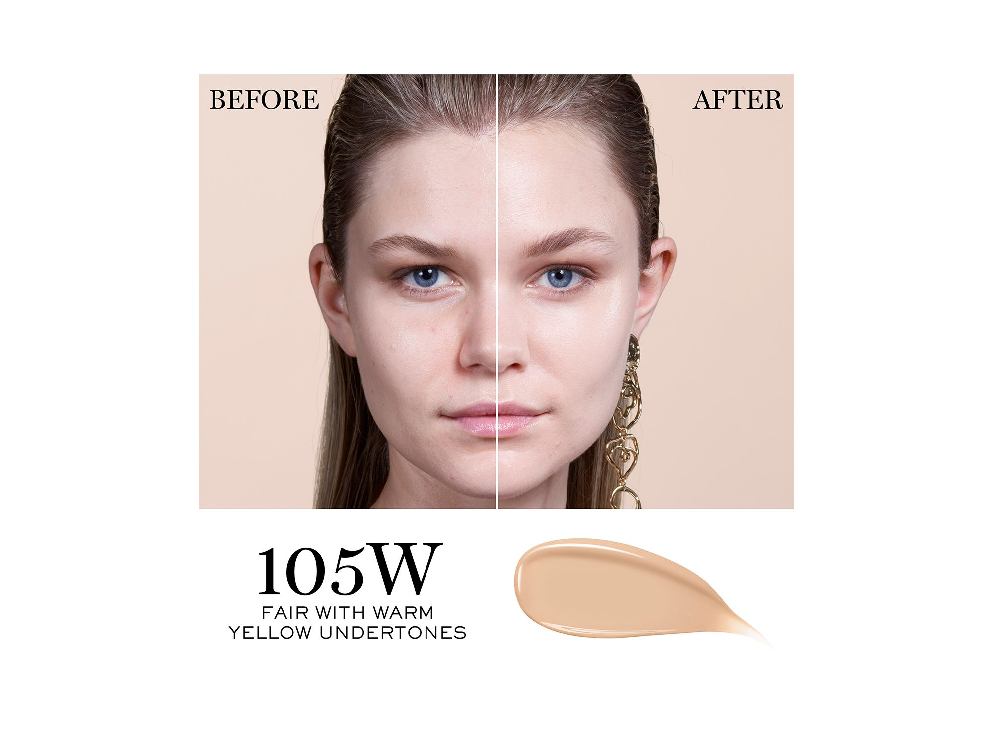 Teint Idole Ultra Wear Care & Glow Serum Foundation 1 oz. — Image 10