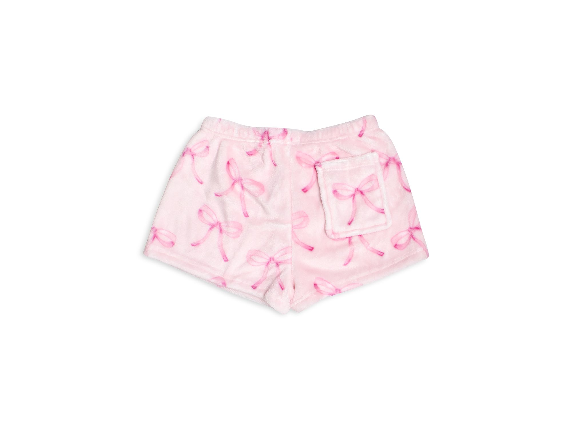 Girls' Bow Cozy Pajama Shorts — Image 3