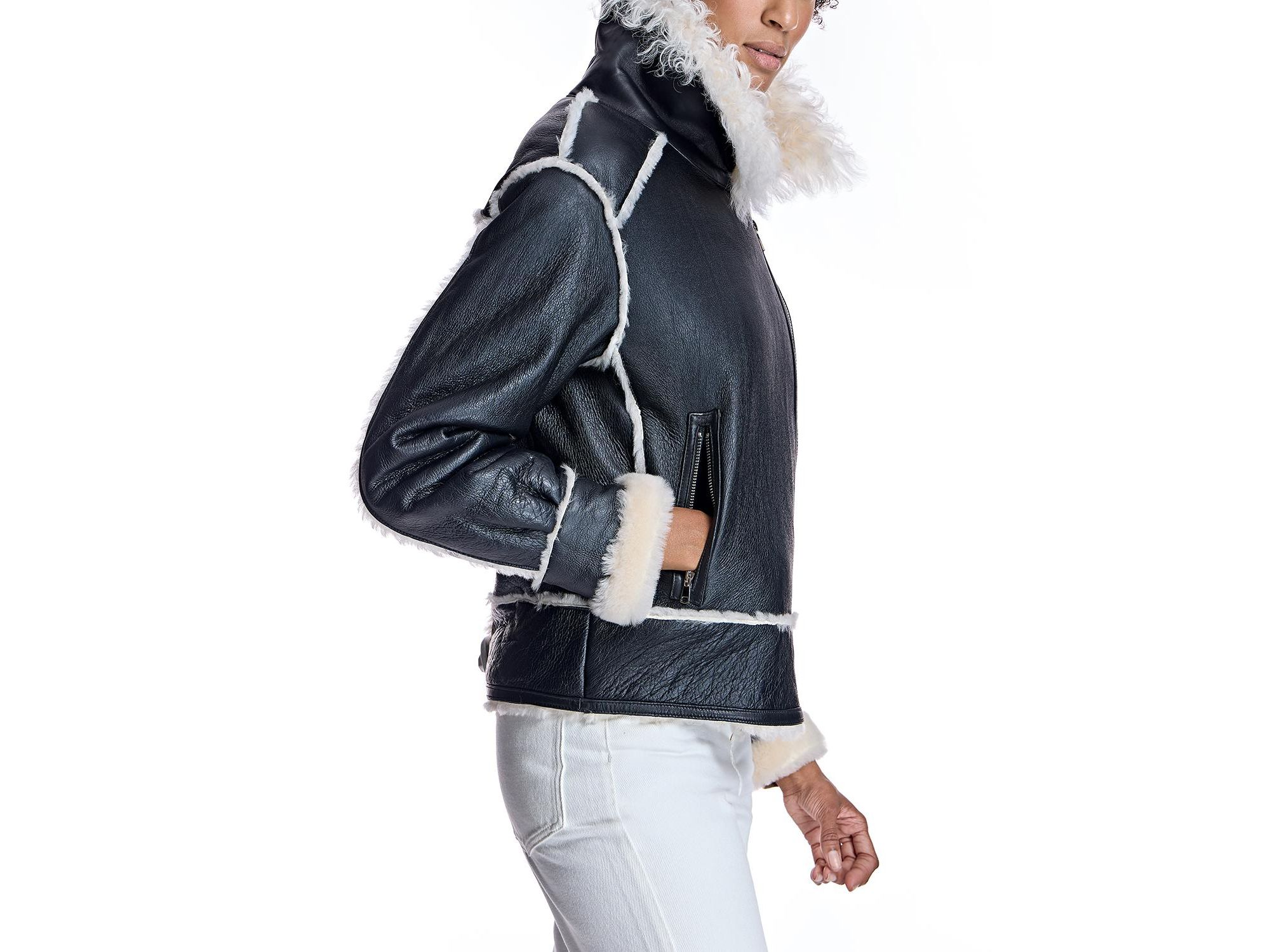 Nappa Finish Shearling Jacket — Image 5