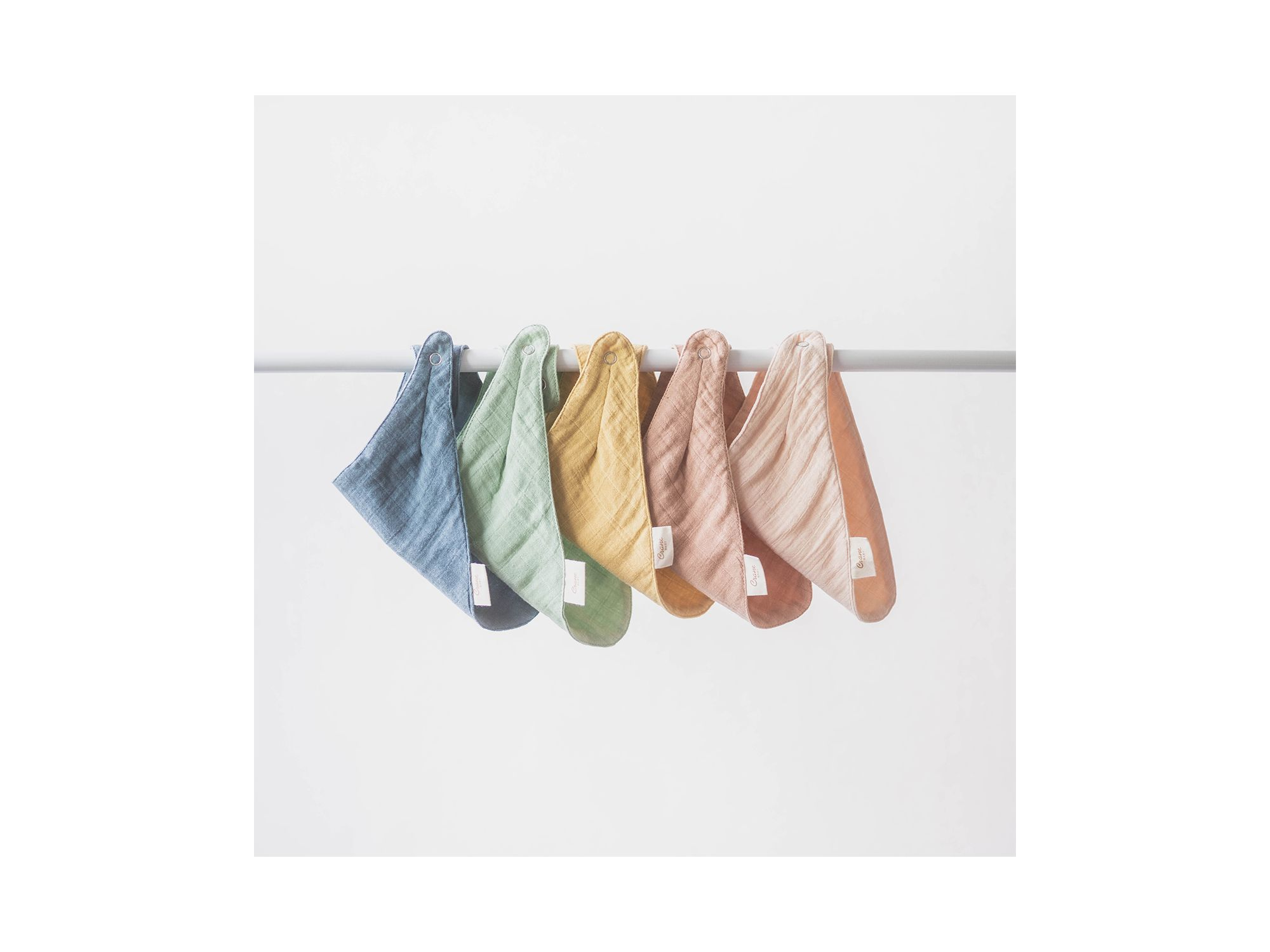 Kaleidoscope Muslin Bib Set, 3 Pack - Ages 0-36 Months — Image 5