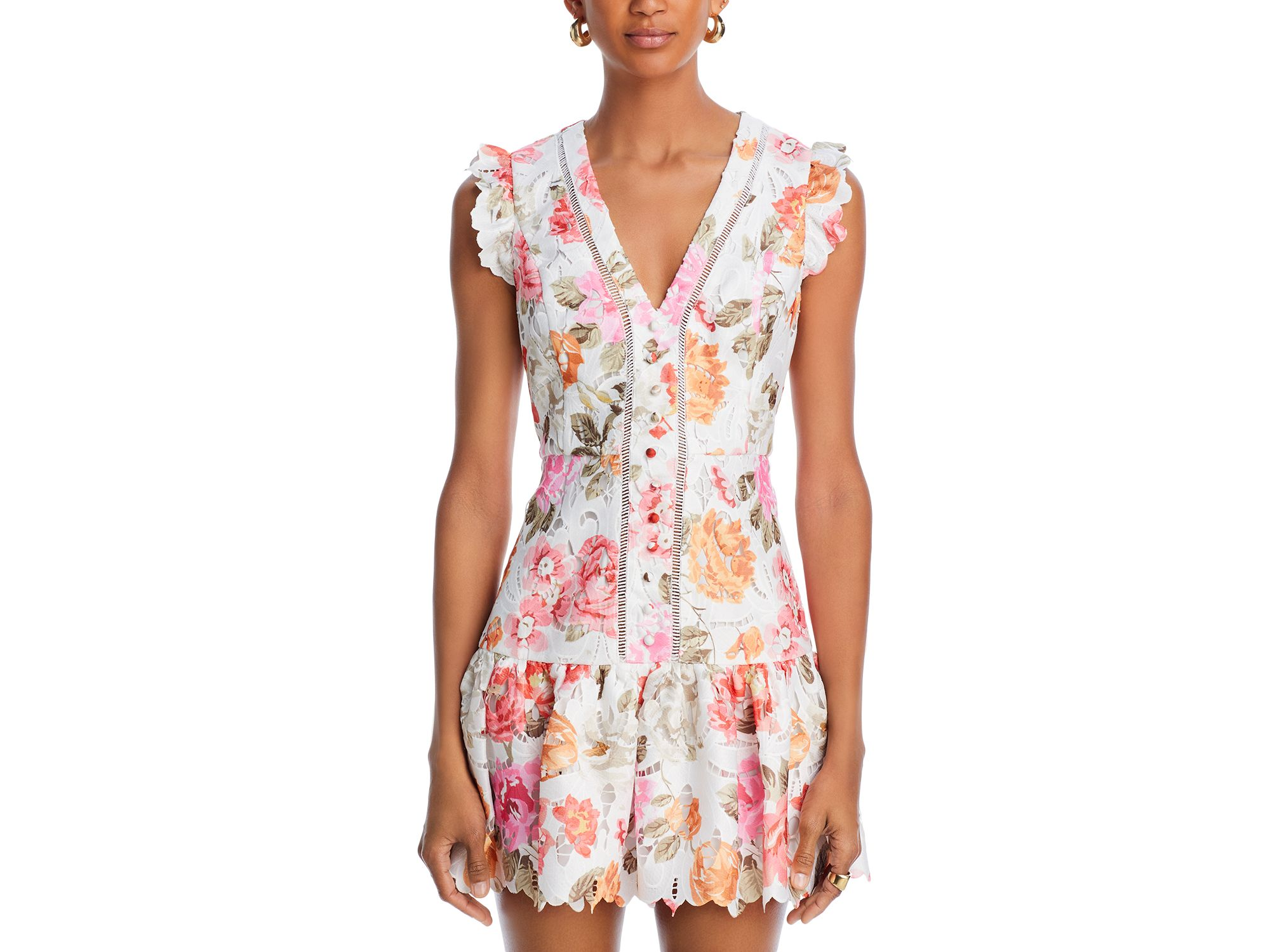Lace Floral Dress - Exclusive — Image 4