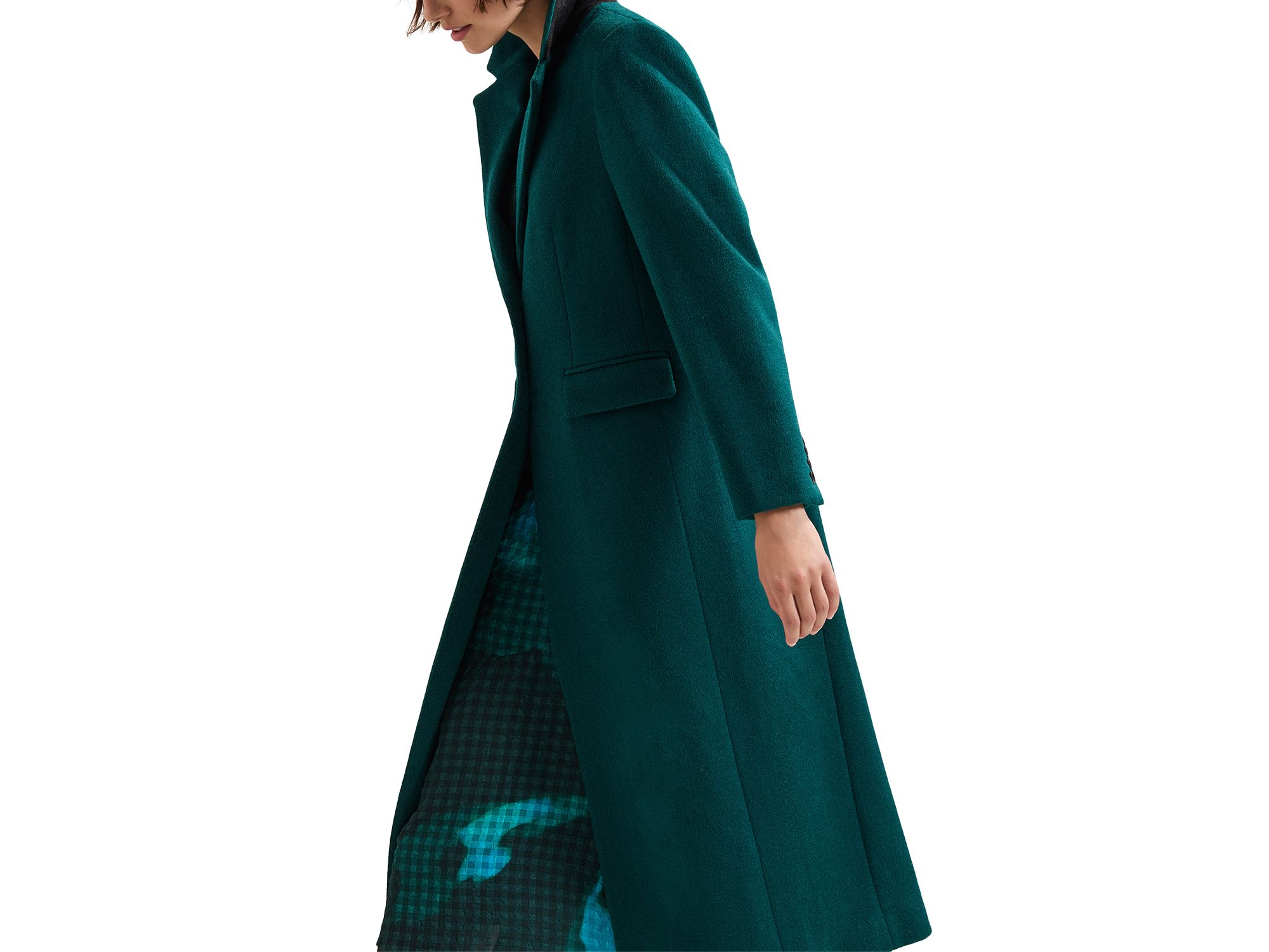 Lydia Long Wool Blend Coat — Image 6