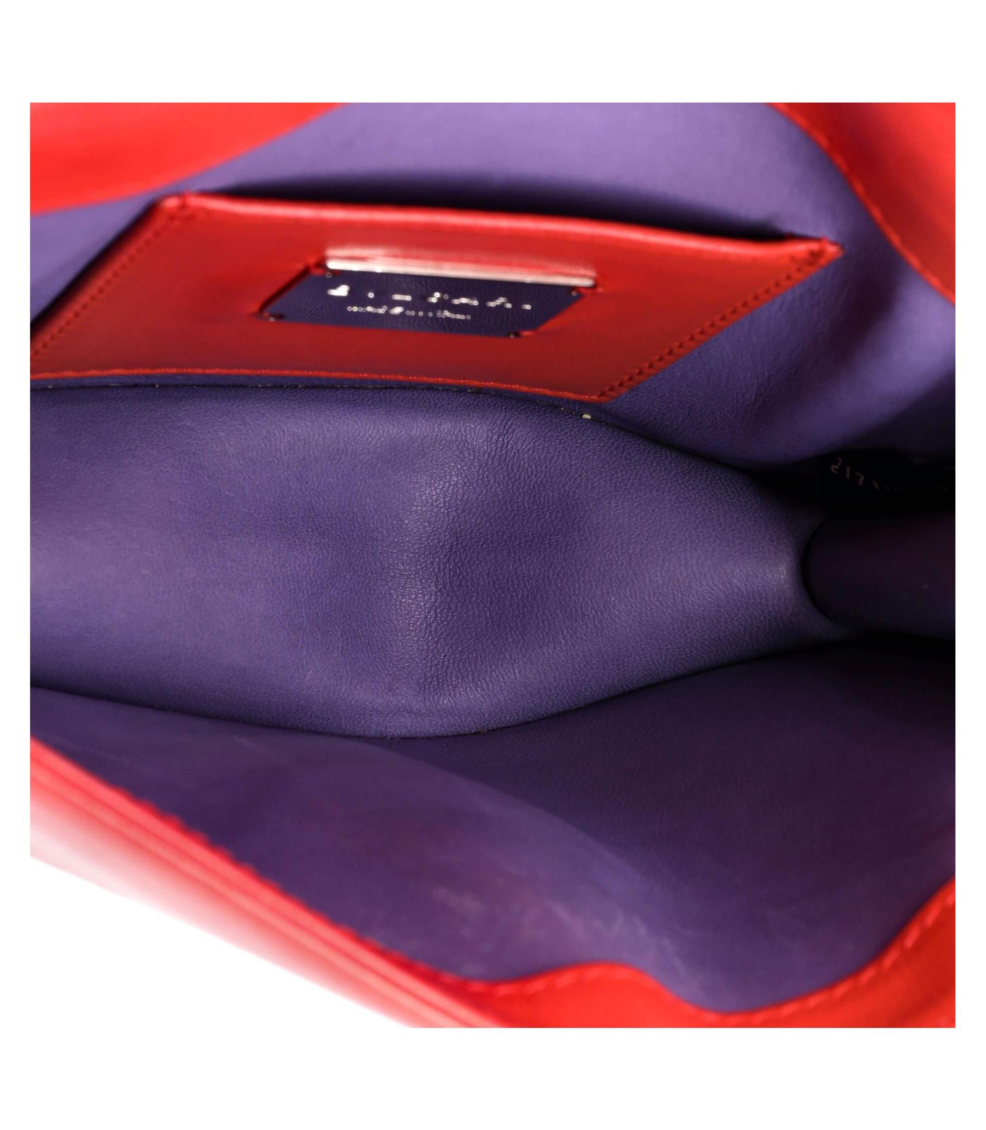 Small Serpenti Forever Square Shoulder Bag Leather and Stingray — Image 4