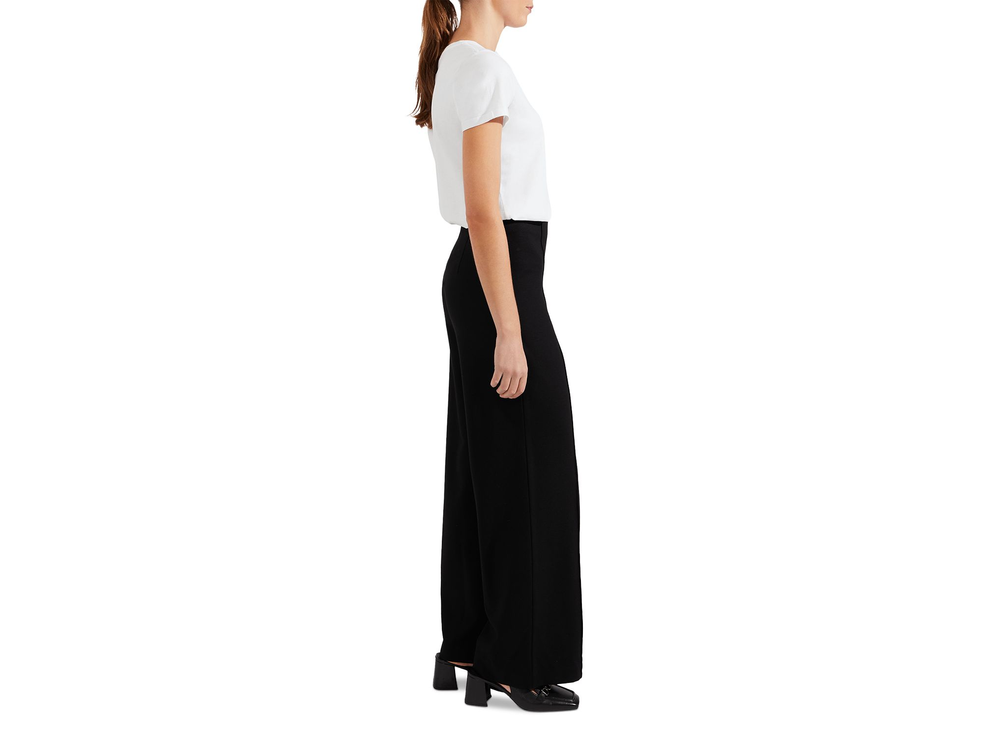 Petites Prim Pull On Wide Leg Pants — Image 11