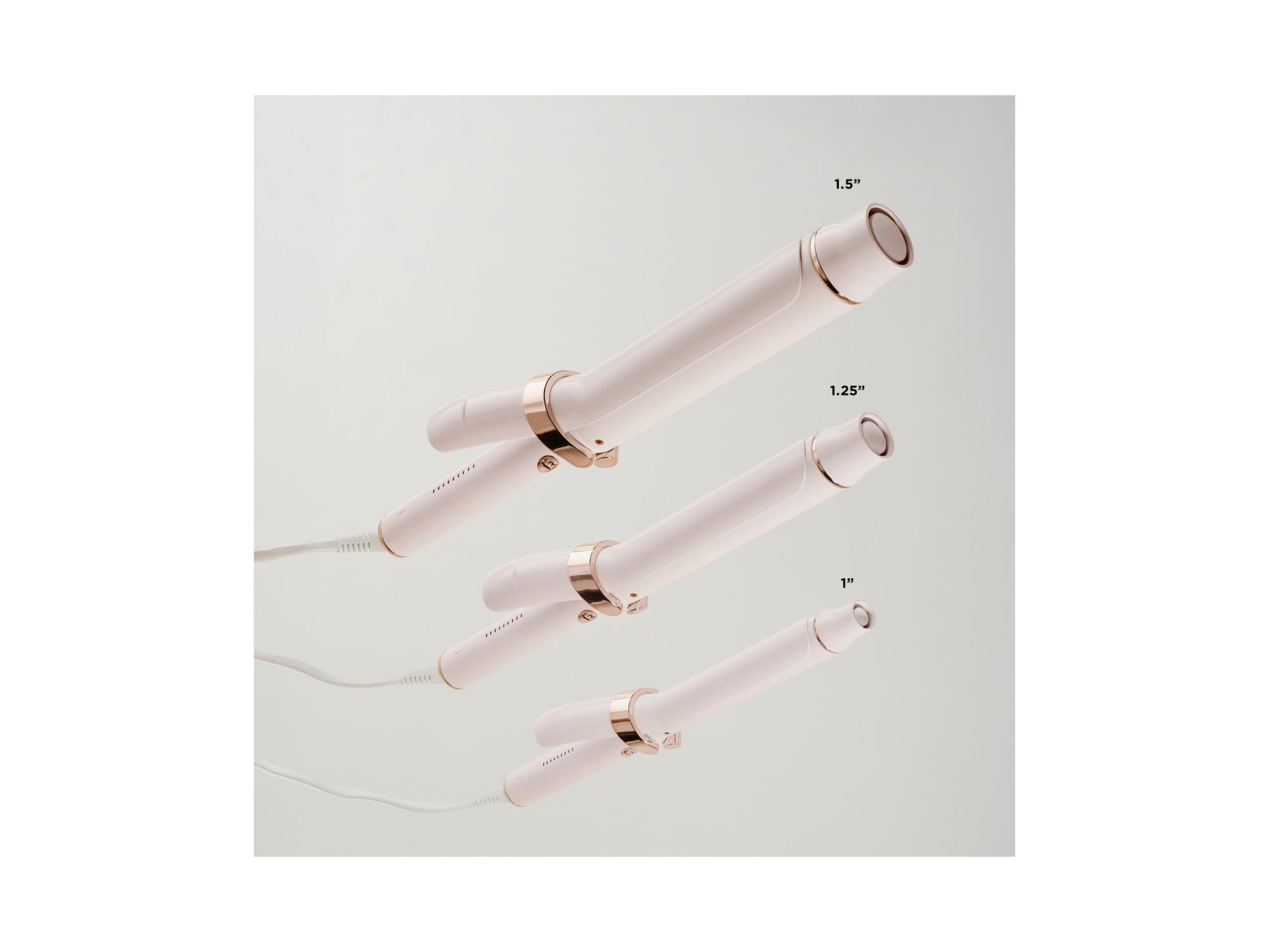 SinglePass Curl X 1" in Satin Blush/Rose Gold — Image 3