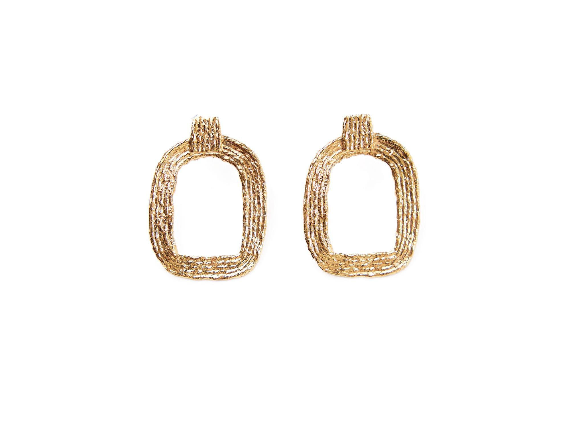 Eva Hoop Earrings - Image 1